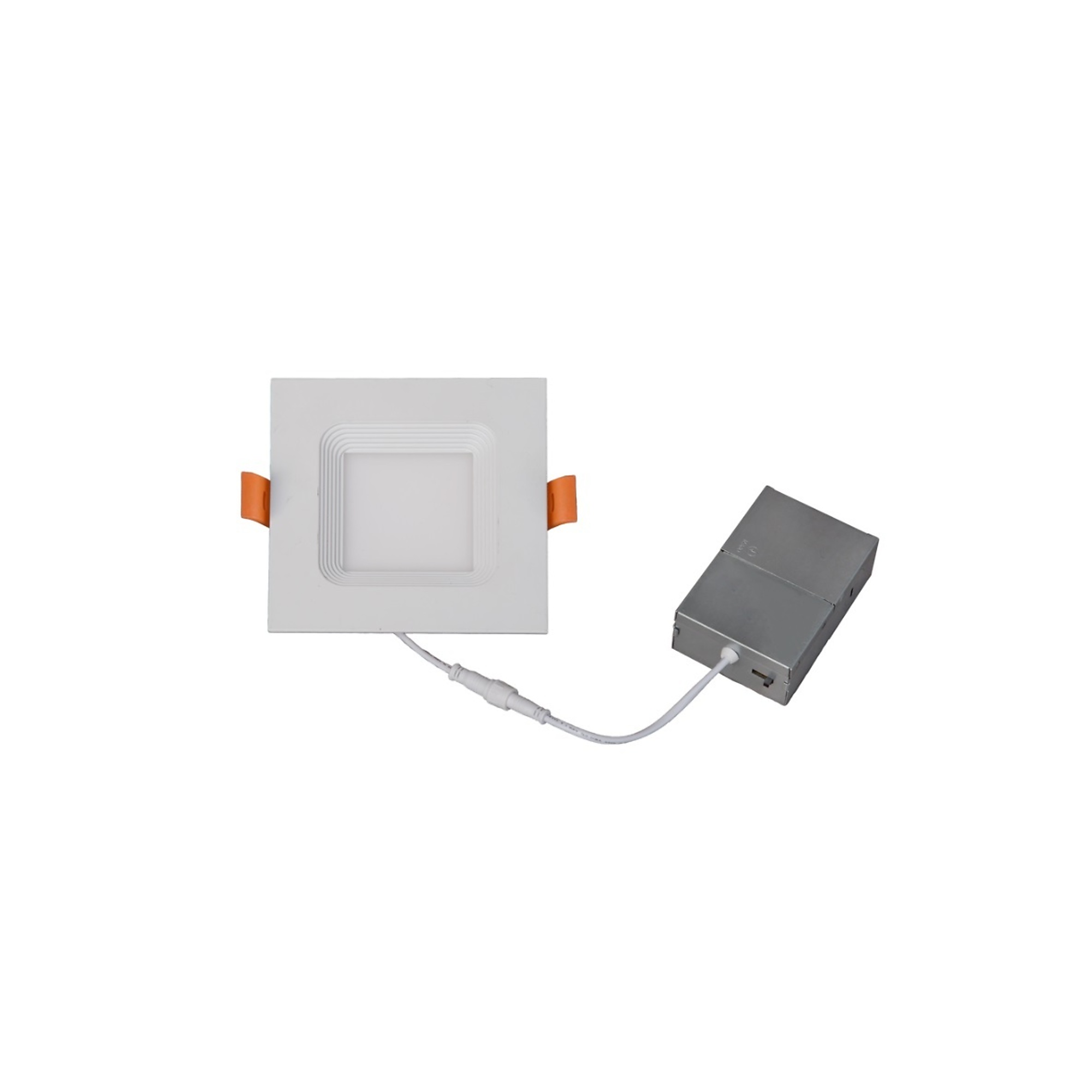 Honya LED Baffle Downlight 6" Square/ 12W/ 120V/ 2700K/3000K/3500K/4000K/5000K Selectable