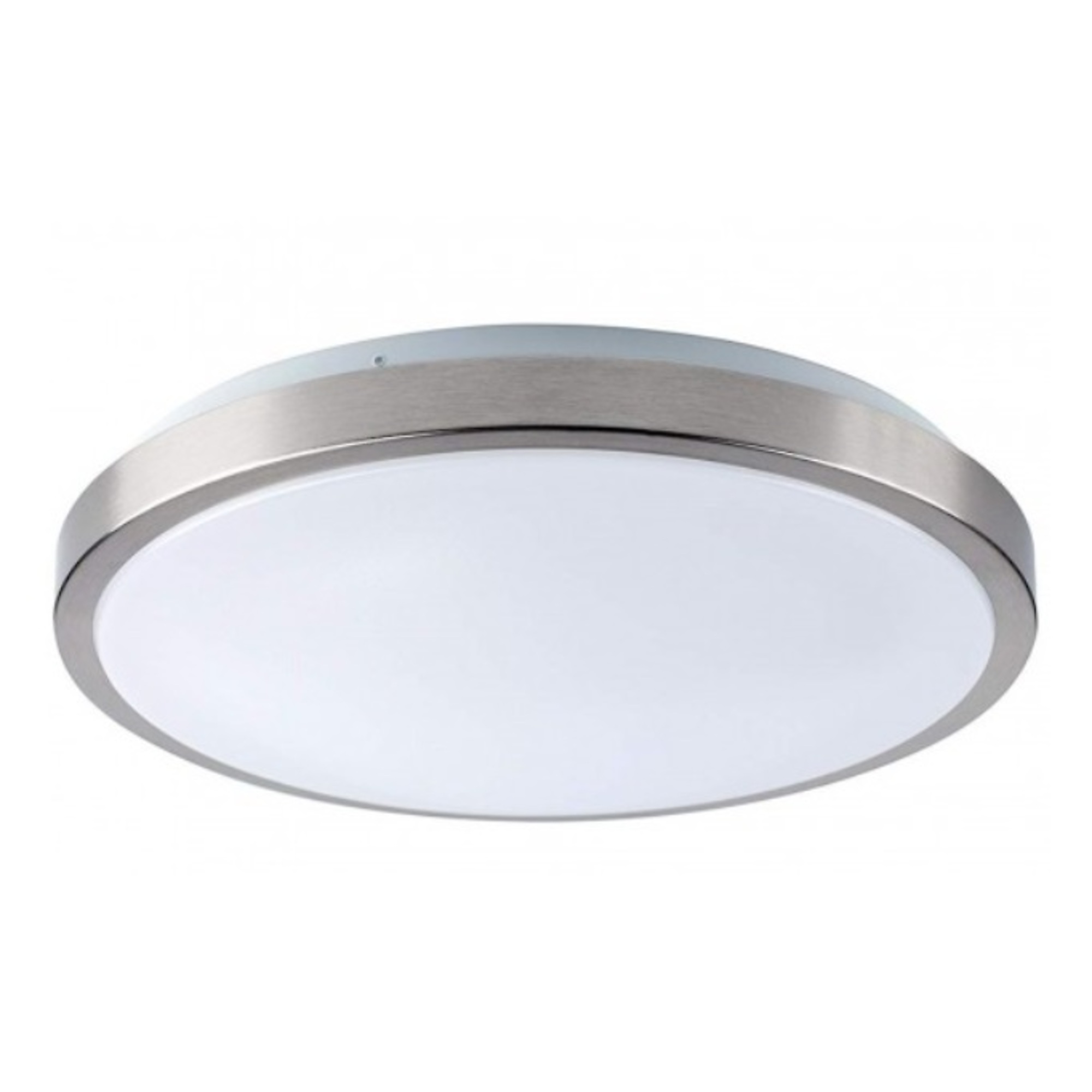 Honya LED Flush Mount Ceiling Light Single Ring/ Brushed Nickle/ 13"