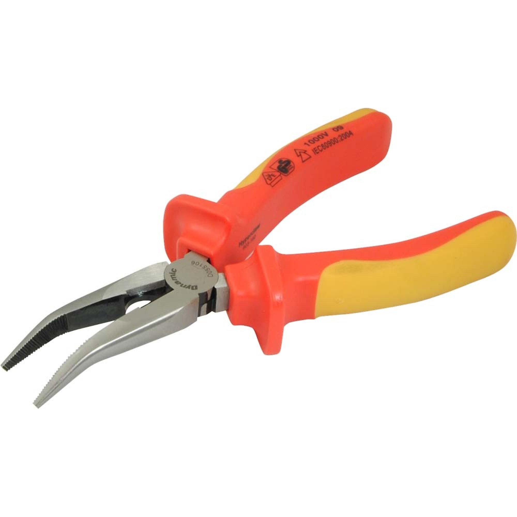 Dynamic Tools 6" Bent Nose Pliers, 1000V Insulated