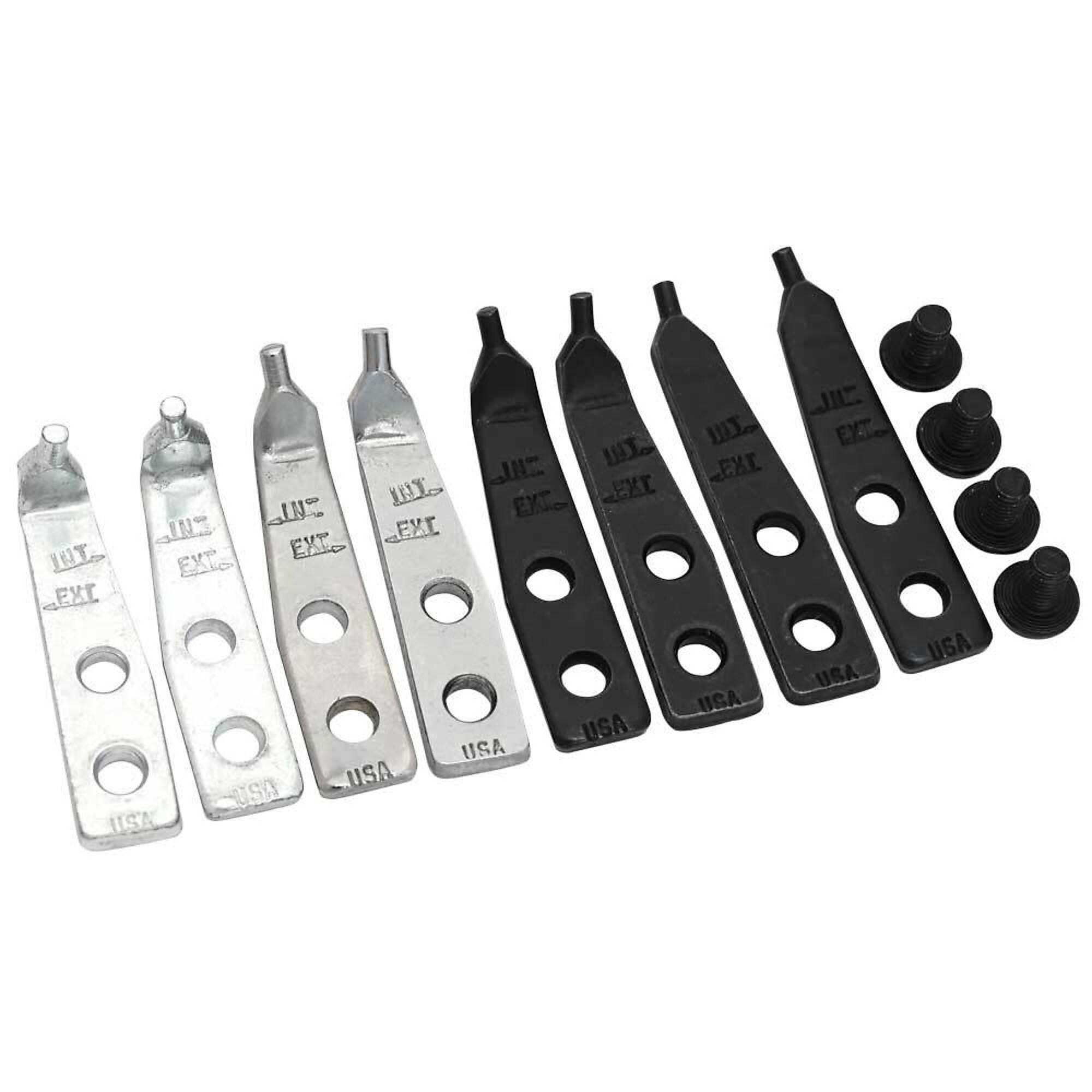 Gray Tools Heavy Duty Tip Kits For Retaining Ring Pliers, .120 & .108 Tips, 15 Degree, 45 Degree & 90 Degree