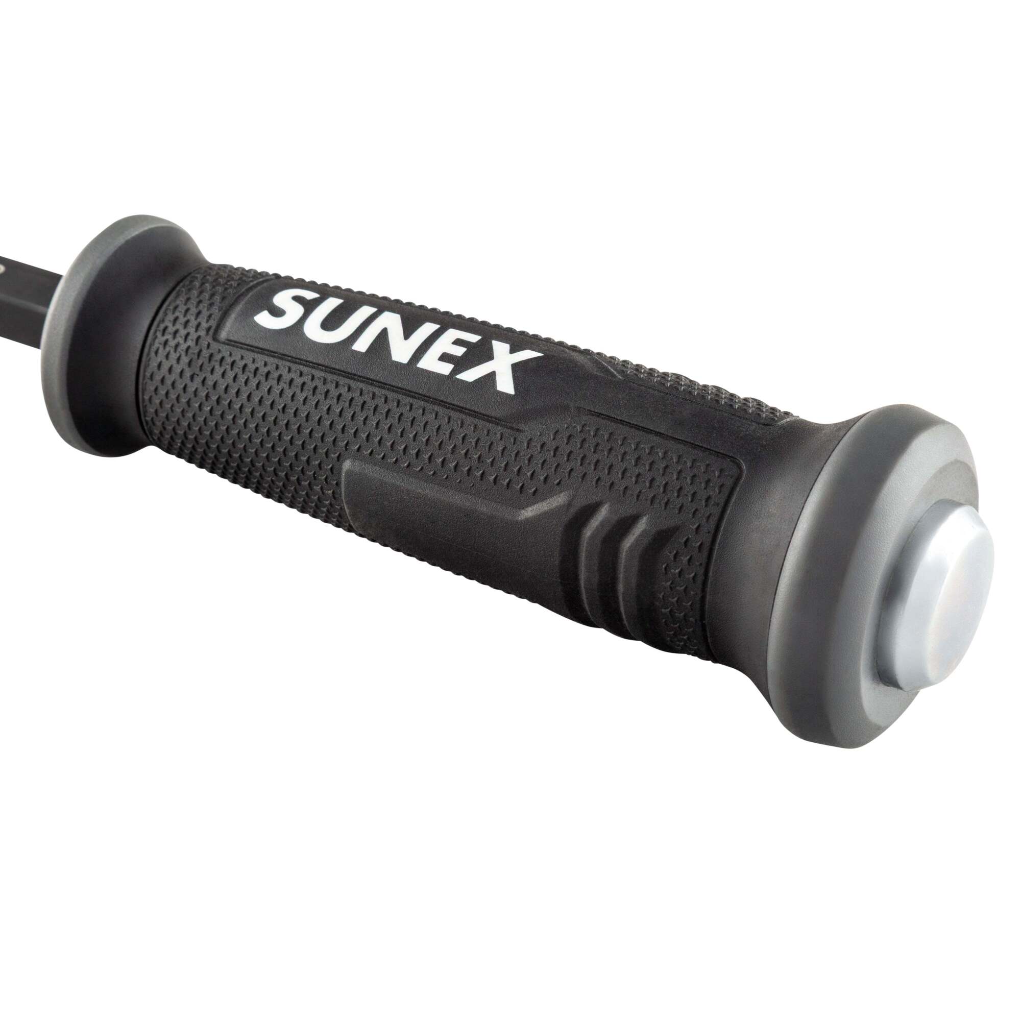 SUNEX TOOLS, 4 PIECE CURVED TIP PRY BAR SET WITH STRIKING CAPS (8\