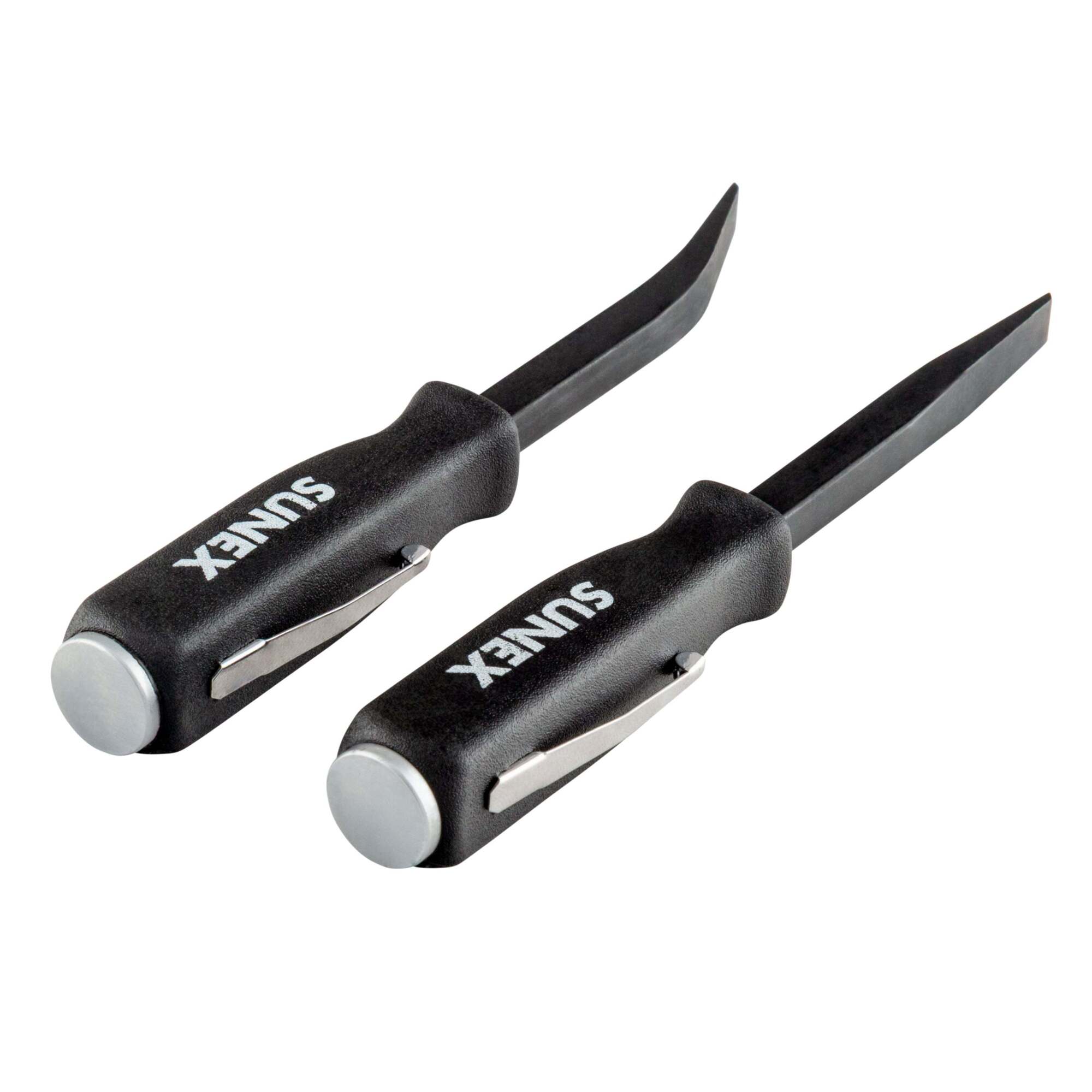 SUNEX TOOLS, 2 PIECE MINI MULTI TIP PRY BAR SET WITH STRIKING CAPS ...