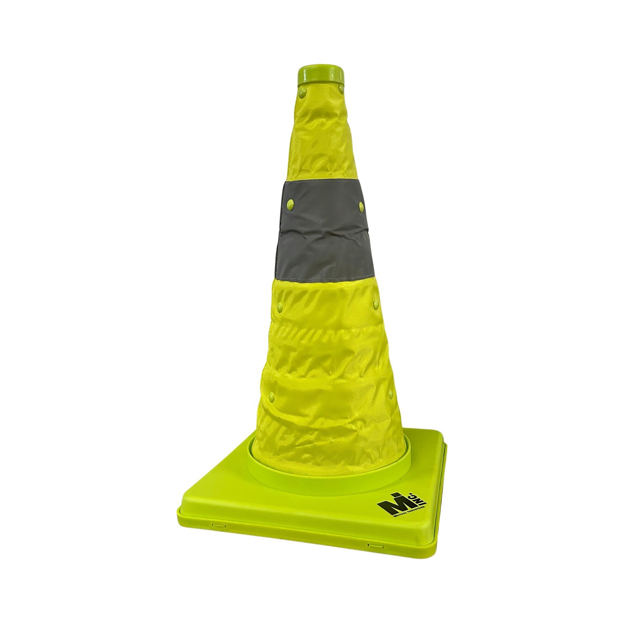 Mutual Industries 17712-5-28 5Pk 28" Lime Cones Collapsible
