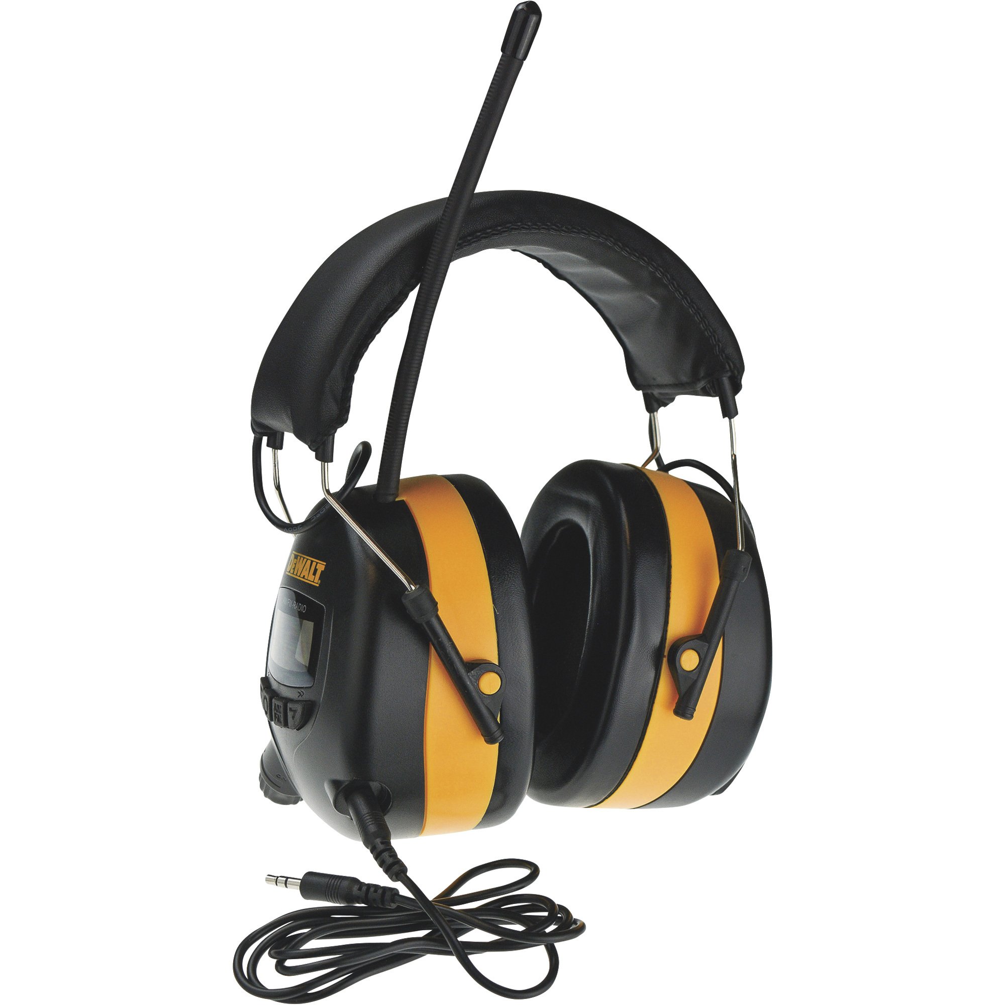 DEWALT Digital Hearing Protector with AM/FM Radio — NRR 25dB, Model ...