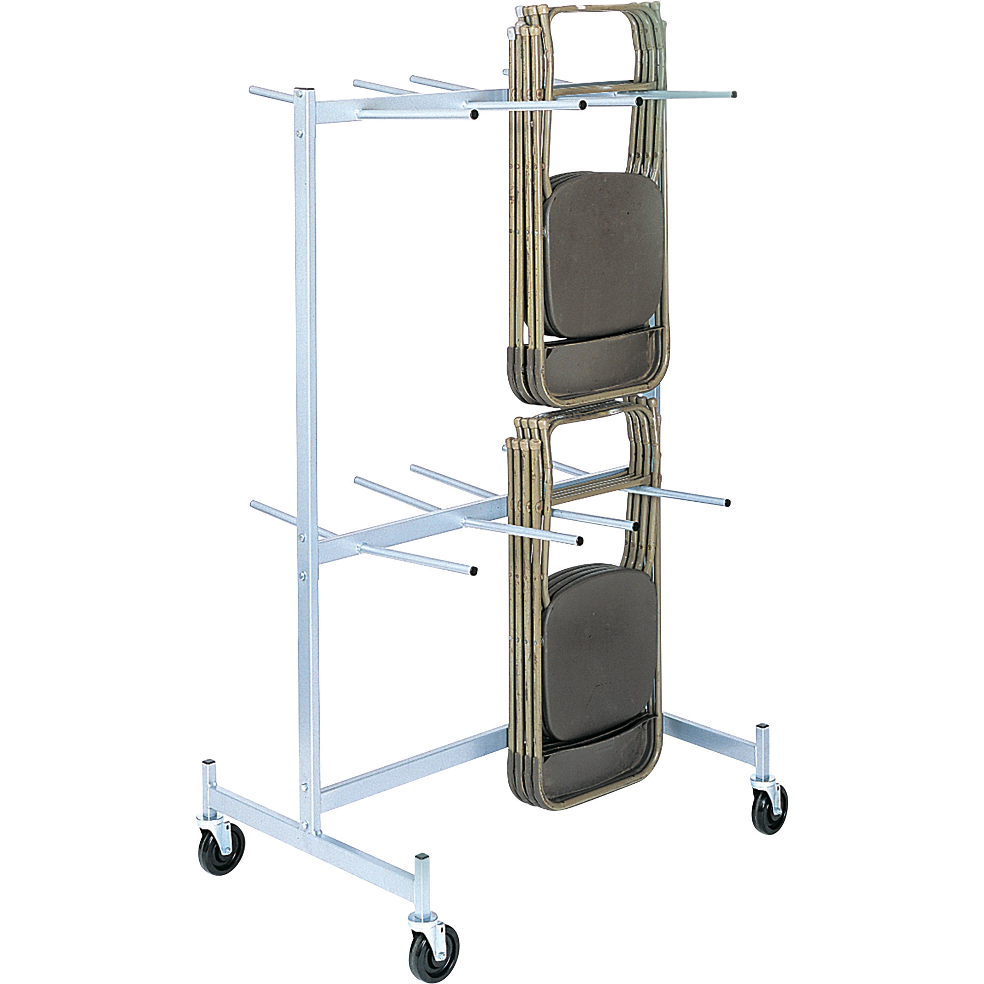 Raymond Compact Storage Truck for Hanging Folded Chairs, Holds up to 48 Standard Folding Chairs, Phenolic Full-Swivel Casters, Model# 920