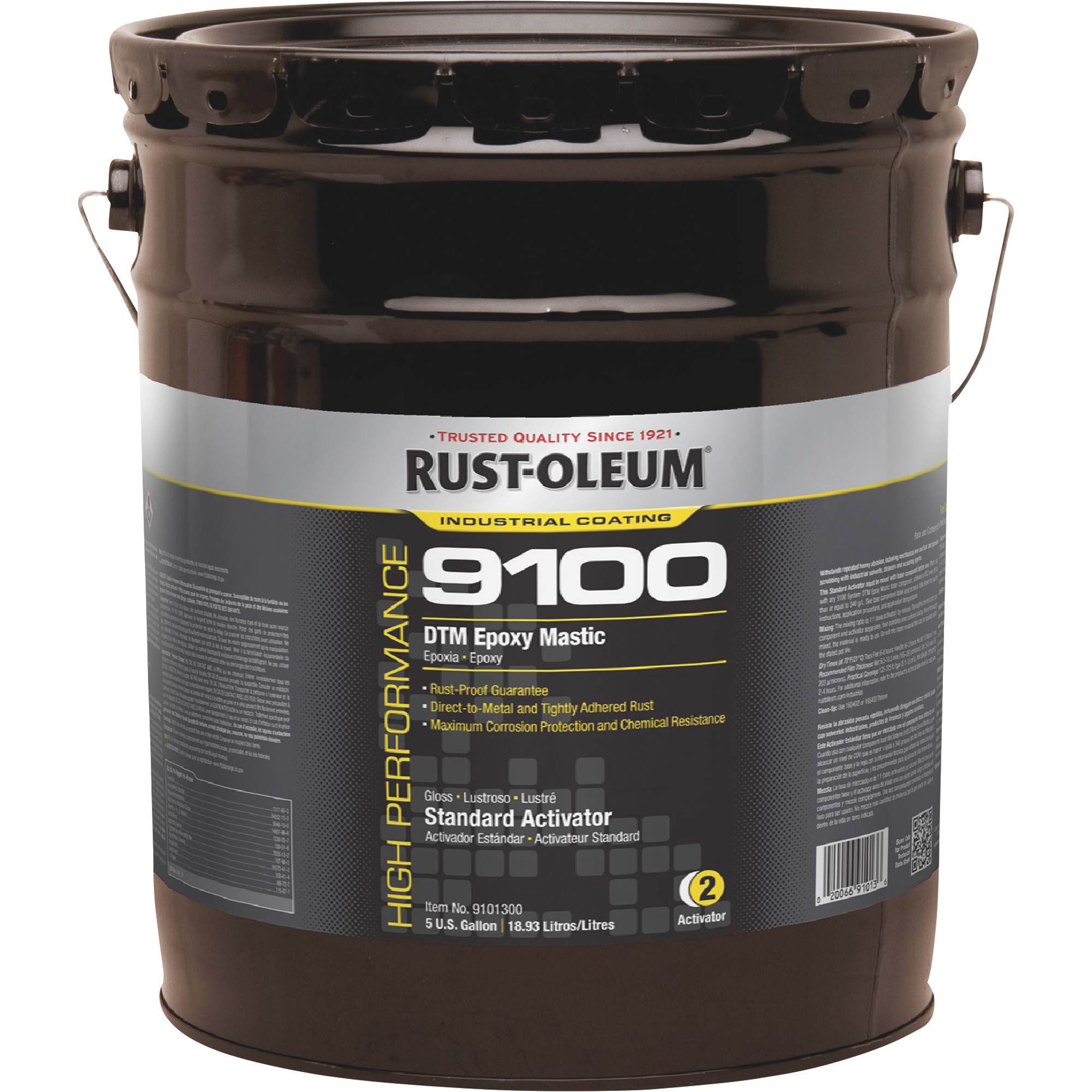 Copper Rust Activator Rust-Oleum 9100 Epoxy Activator, (1) 5-Gallon Pail | Northern Tool