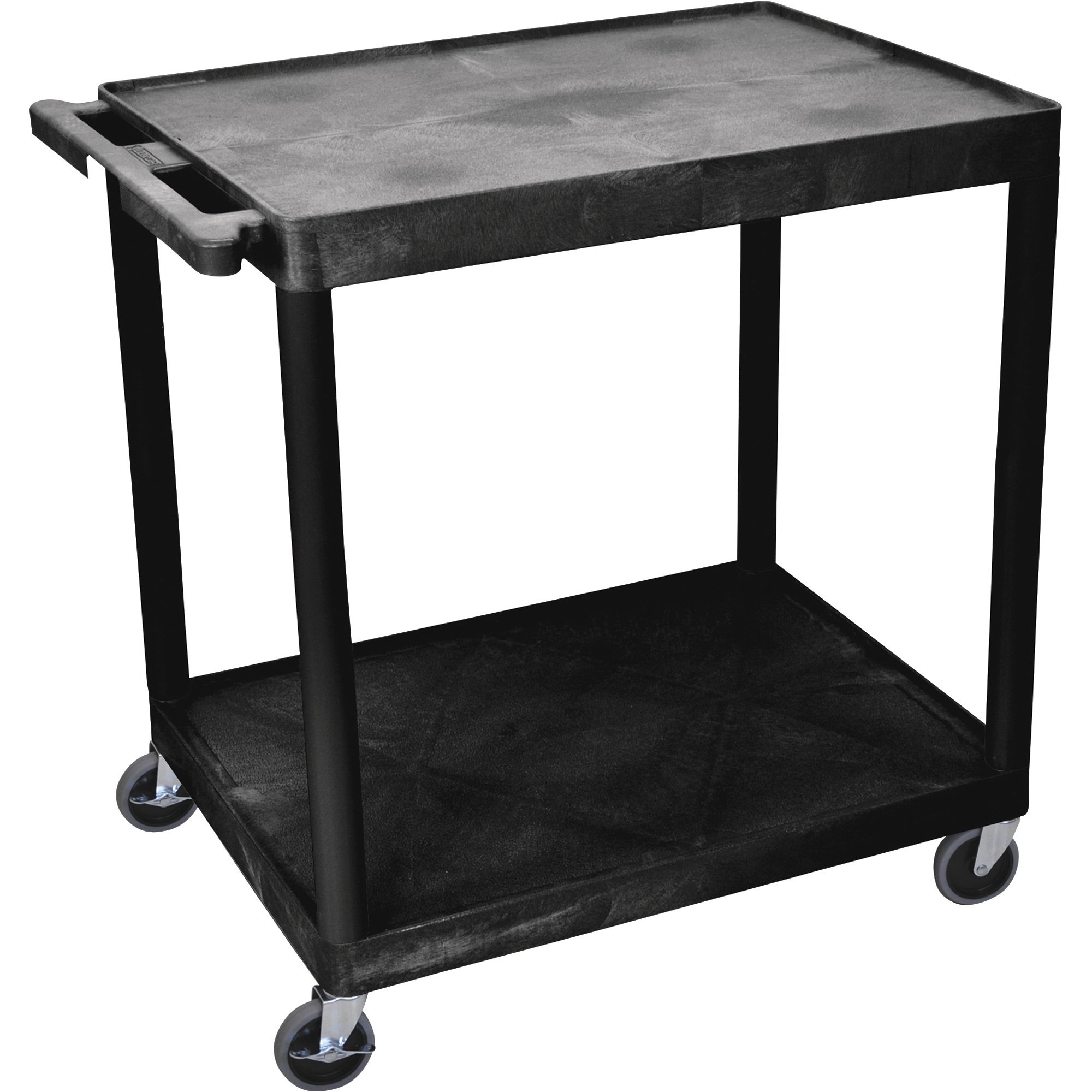 Luxor Utility Cart — 2-Shelf, 400-Lb. Capacity