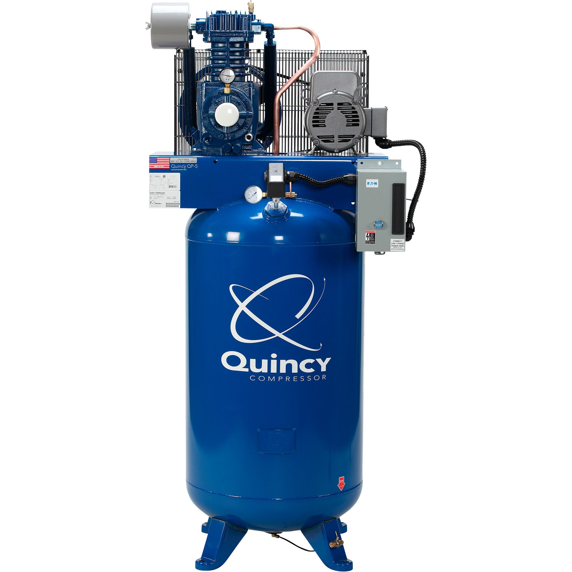 Quincy QP-5 Pressure Lubricated Reciprocating Air Compressor — 5