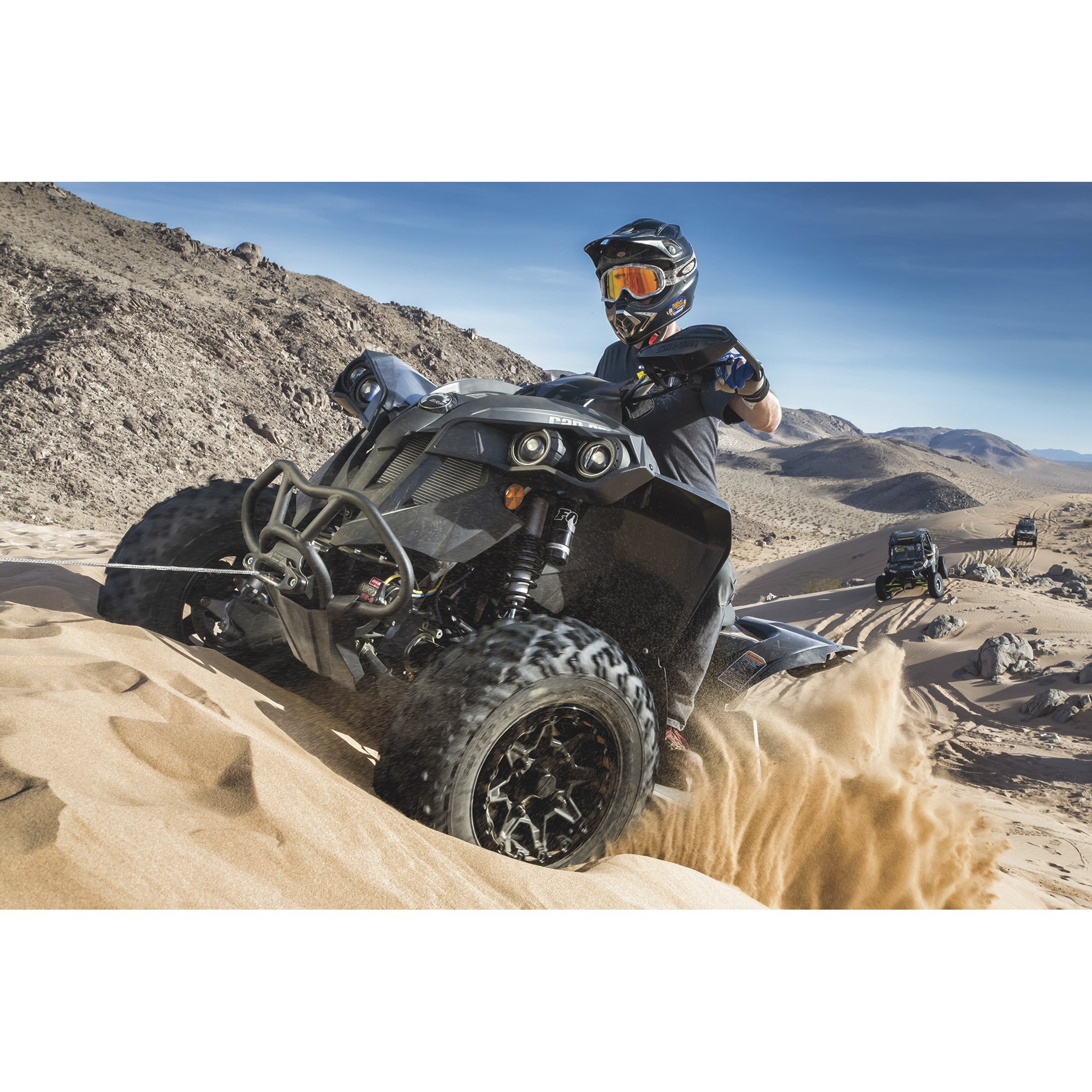 WARN VRX 12 Volt DC Powered Electric Powersports Winch — 2500-Lb ...