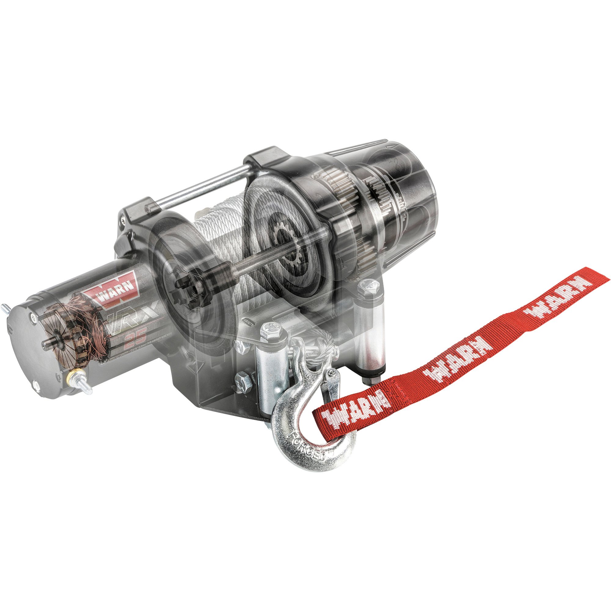 WARN VRX 12 Volt DC Powered Electric Powersports Winch — 4500-Lb ...