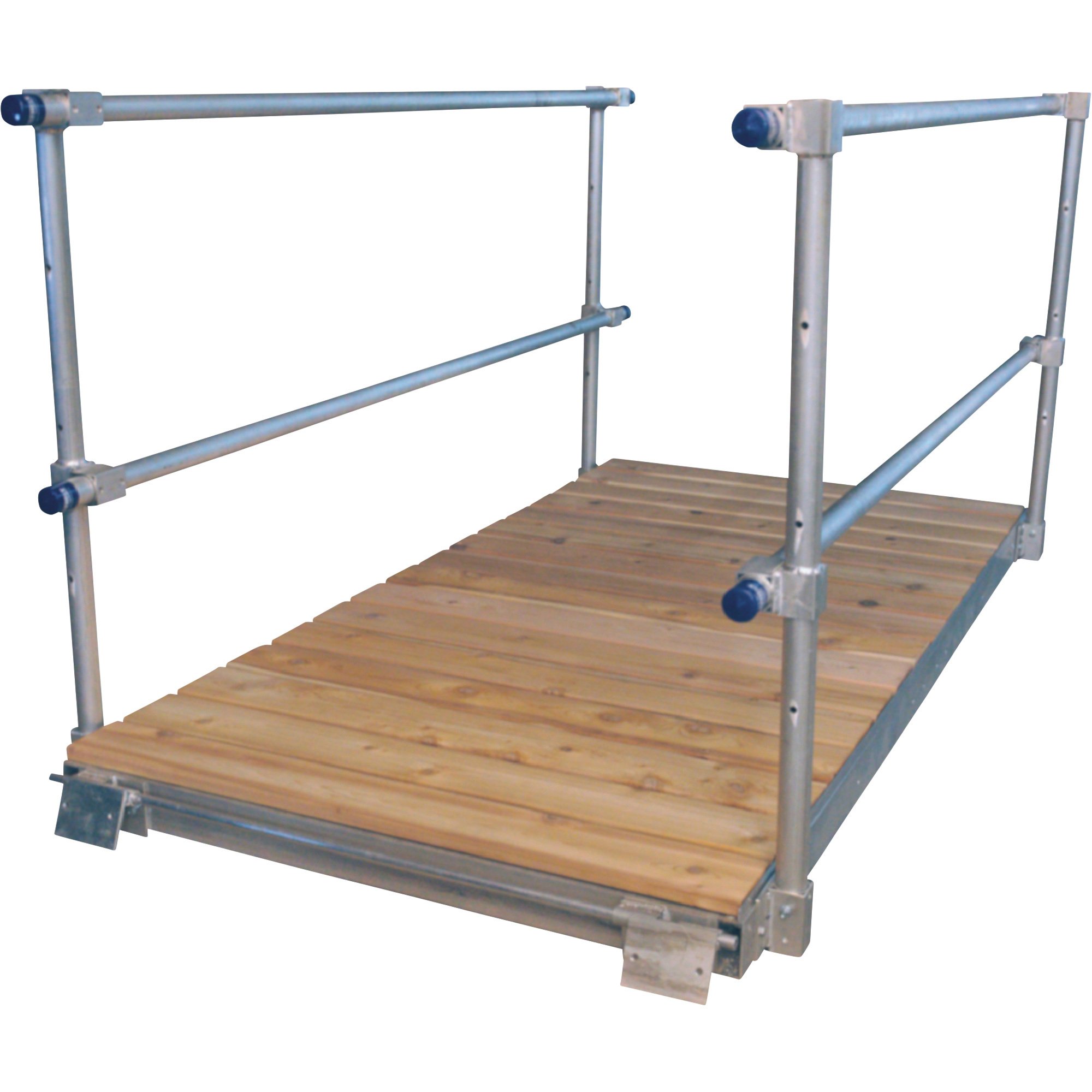 Patriot Docks Aluminum Gangway Kit — Western Red Cedar Deck, 4ft.W x