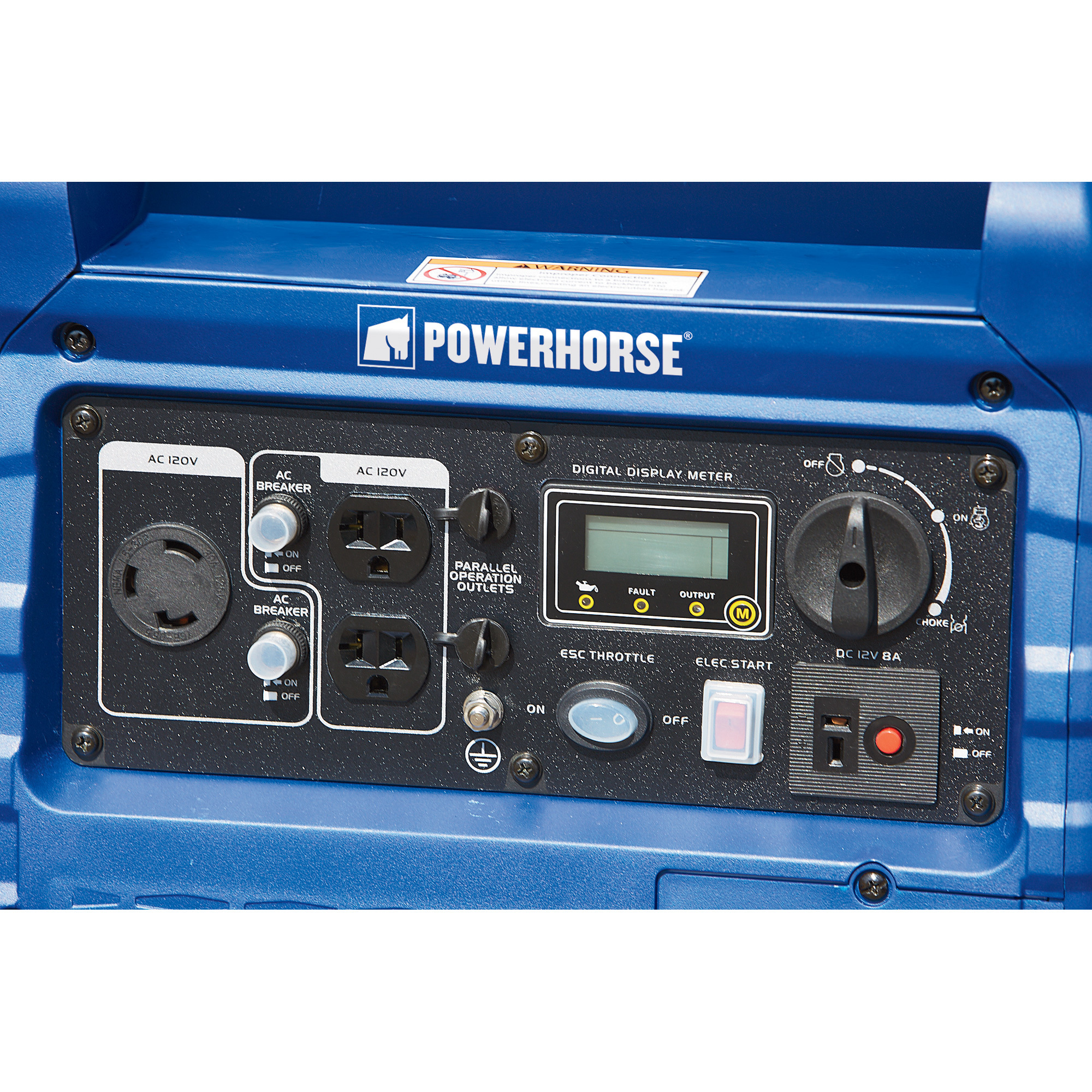 Please see replacement Item# 96387. Powerhorse Inverter Generator, 4500  Surge Watts, 3500 Rated Watts, Electric Start, EPA and CARB Compliant,  Model# LC4500i | Northern Tool