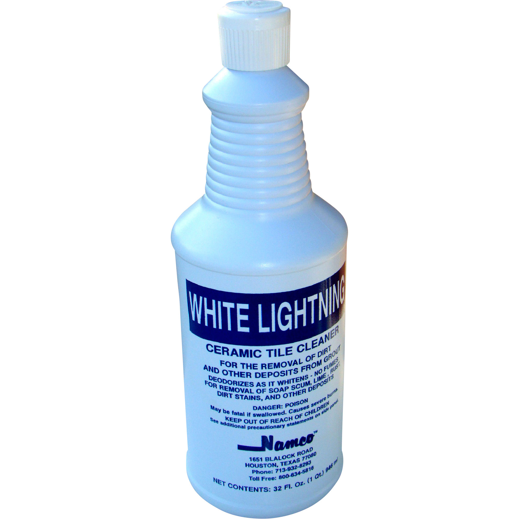 Namco White Lightning Ceramic Tile Cleaner — 12-Pack, 1-Qt. Bottles, Model#  2043B