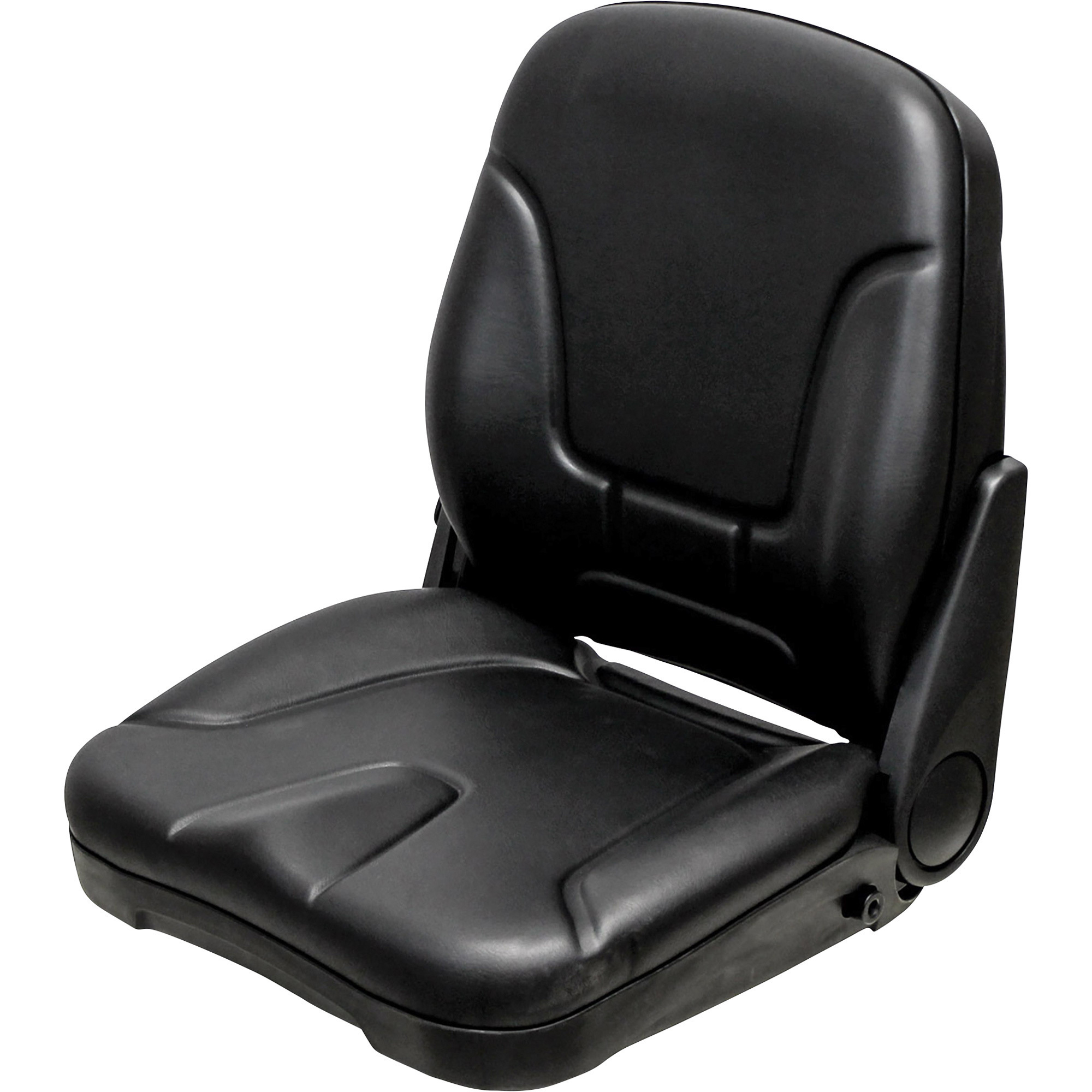 All Black Vinyl High Back Seat