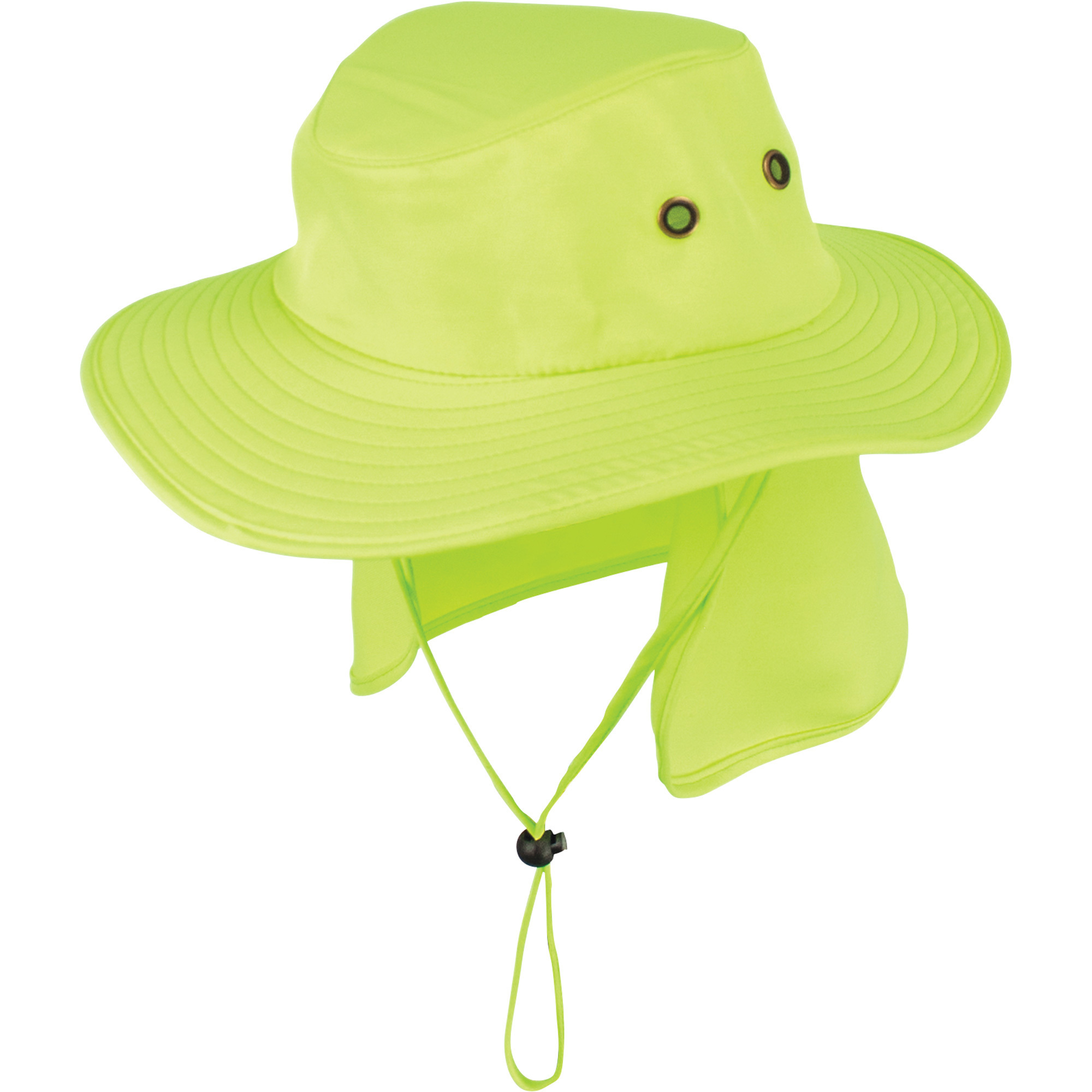 Men High Visibility Sun Hat with Neck Flap Wide Brim Boonie Hat Bucket Cap  Packable Adjustable