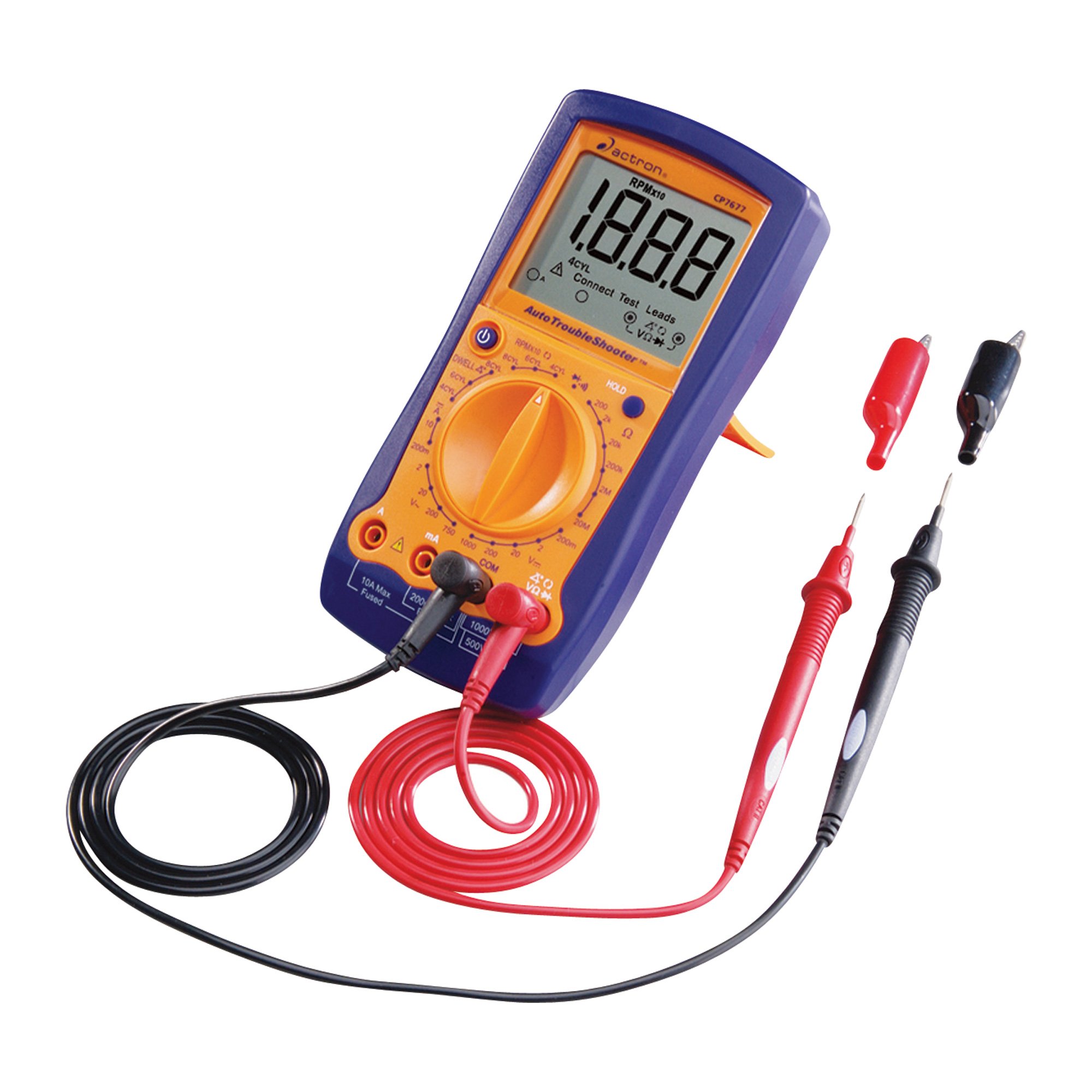 Actron Auto TroubleShooter Digital Multimeter and Engine Analyzer, Model#CP7677