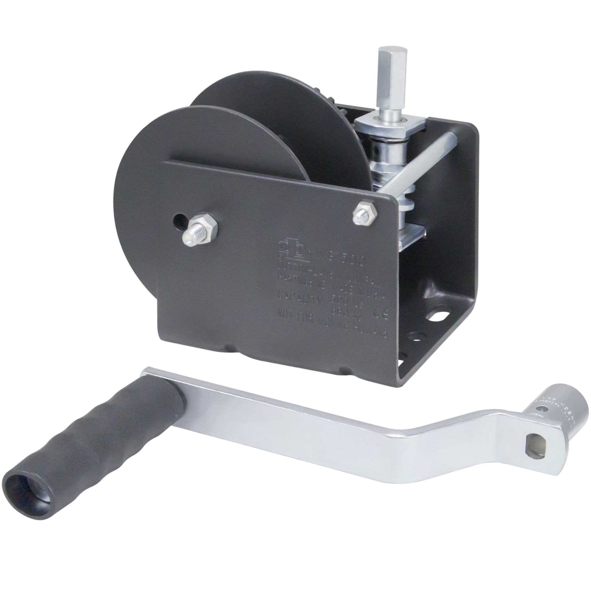 Dutton-Lainson Hex Drive Worm Gear Winch, 1500-Lb. Capacity, Model# WG1500HEX