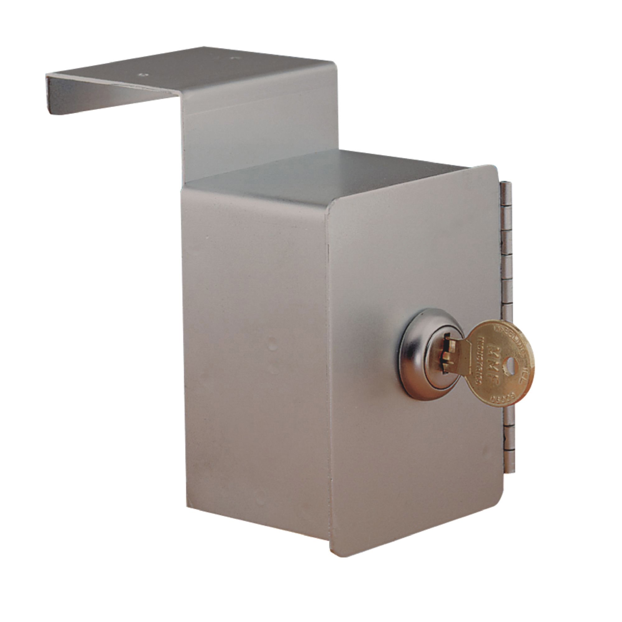 Standard Control Box Key STEELMASTER Door-Mounted Key Control Box — Gray, 4 3/4in.L x 5 1/8in.W ...