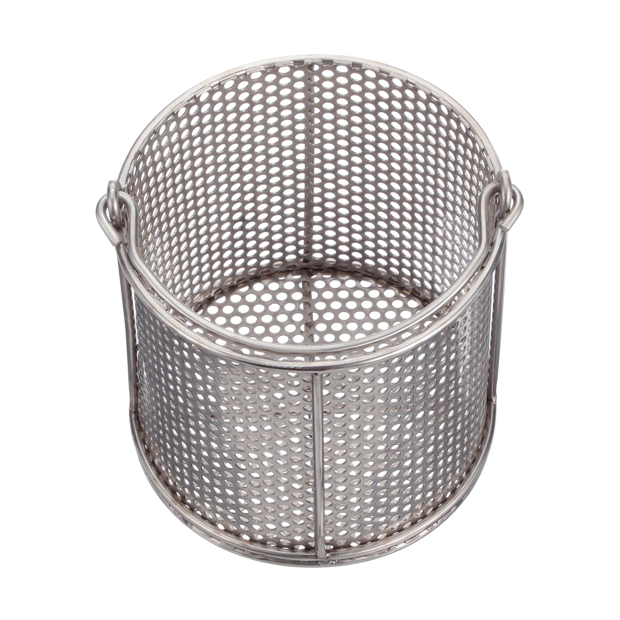 Mesh Basket: Round, Stainless Steel