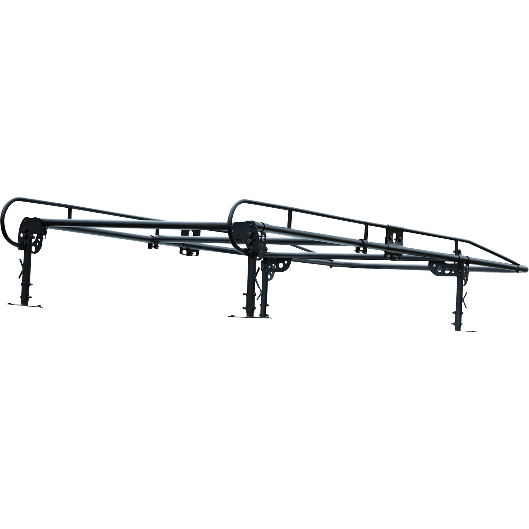 Buyers Products, 14-1/2ft. Black Service Body Ladder Rack, Load Capacity 1000 lb, Material Steel, Model# 1501260
