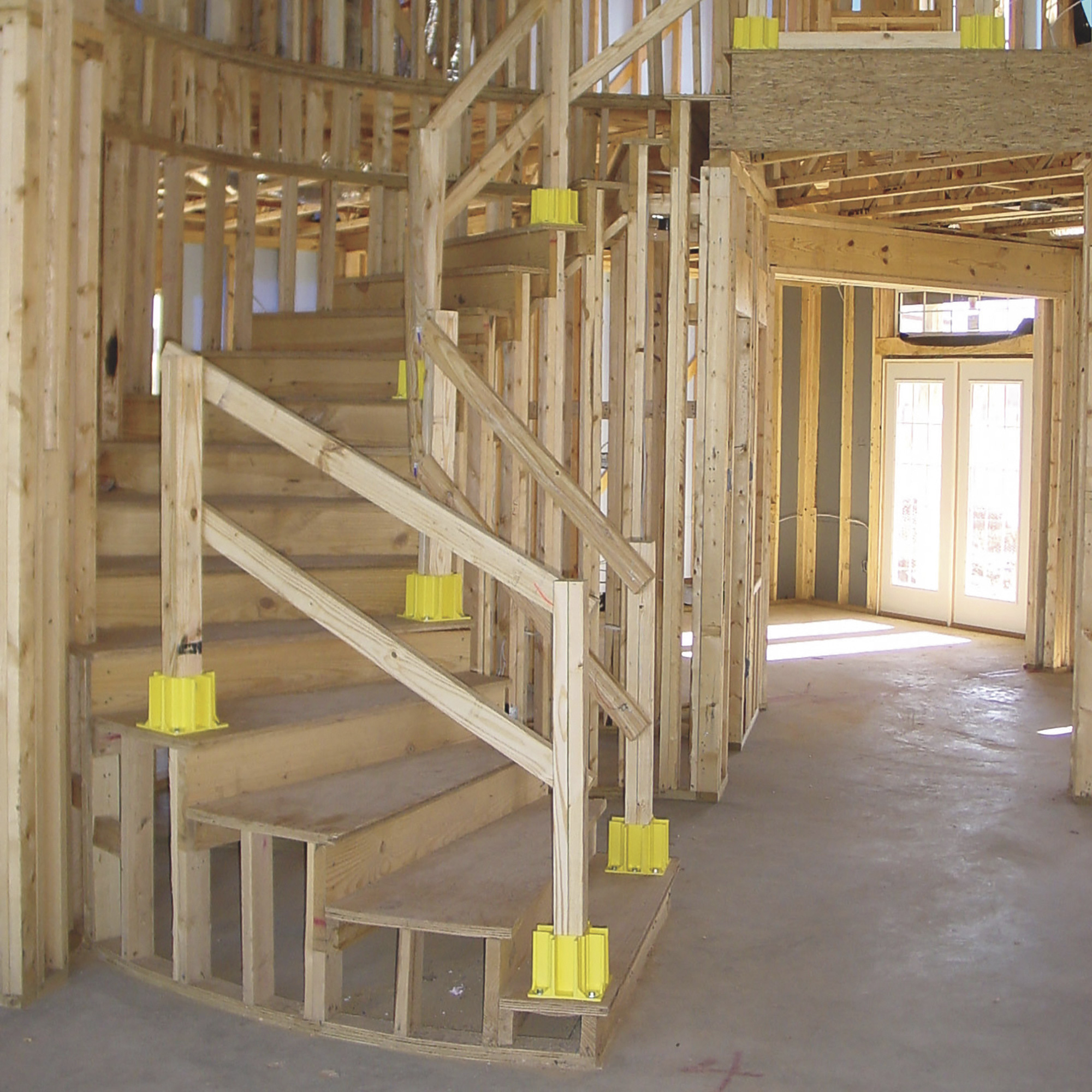 Safety Maker Safety Boot Guardrail System — 12Pk., Yellow, 7.5in.L x