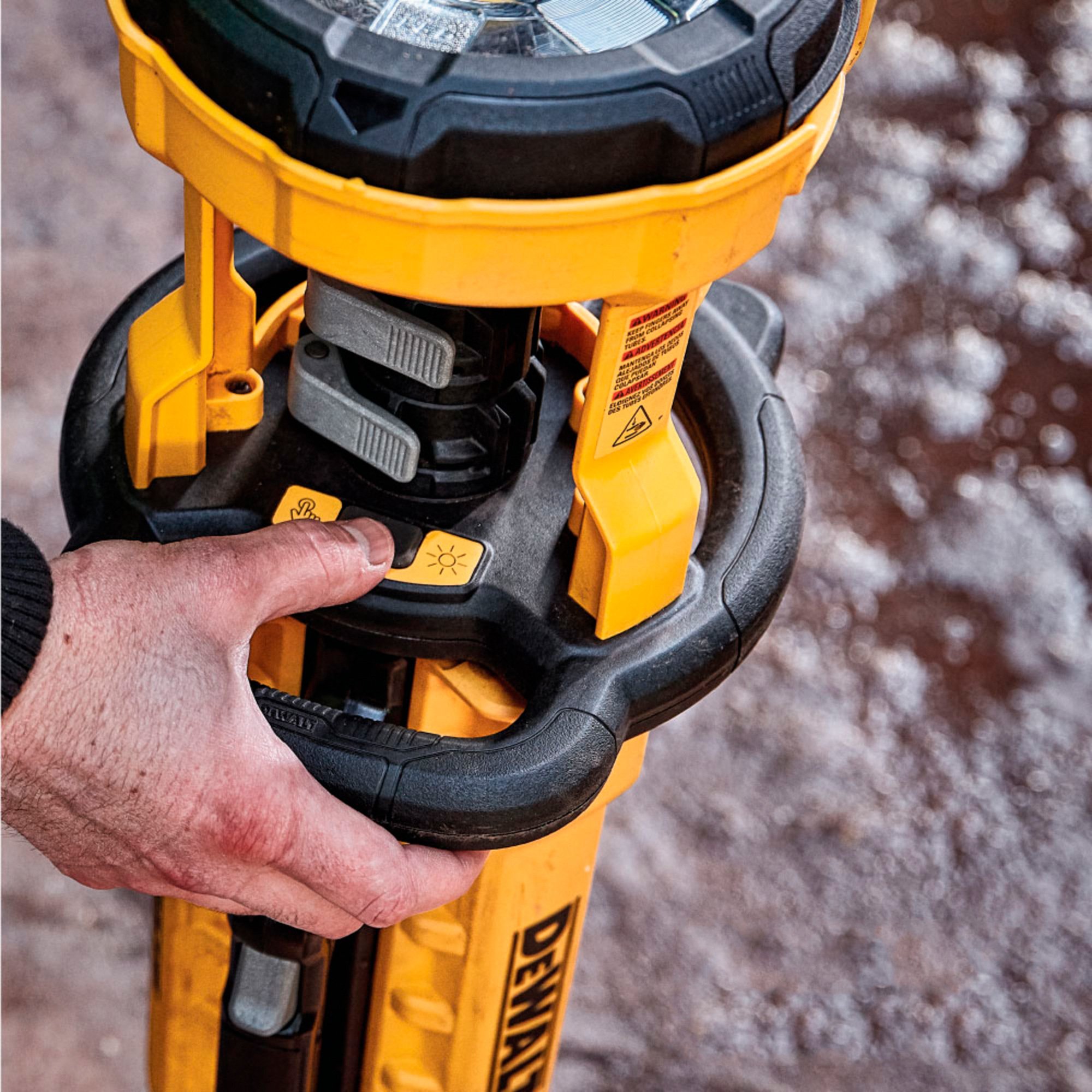 dewalt 3000 lumen led rechargeable freestanding flashlight 20V MAX Work Light Rechargeable, LED Flashlight, Magnetic Flashlight, and Clip-On Light, 360 degree pivoting Head, Tool Only (DCL044) storage or transport DEWALT 20V MAX LED Work