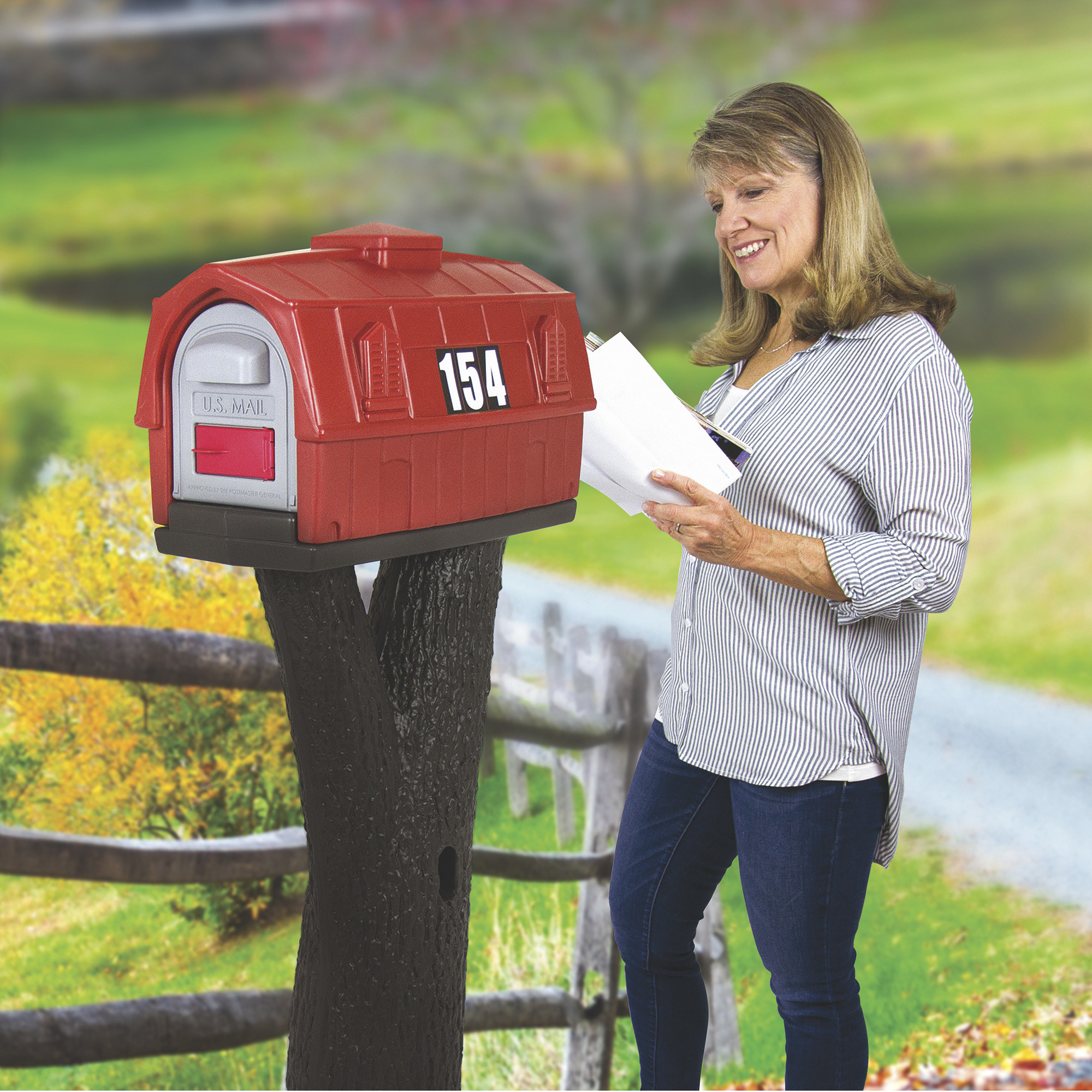 Simplay3 Classic Red Barn Mailbox, Model 41609001 Northern Tool