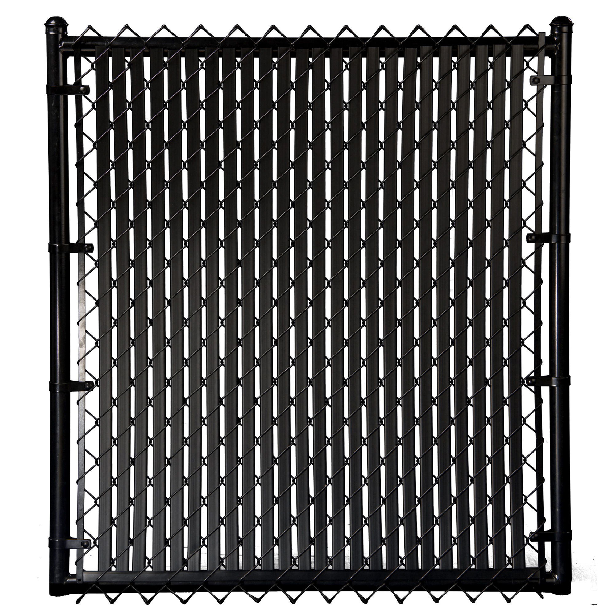Slat Depot Black 4ft Tube Slat for Chain Link Fence