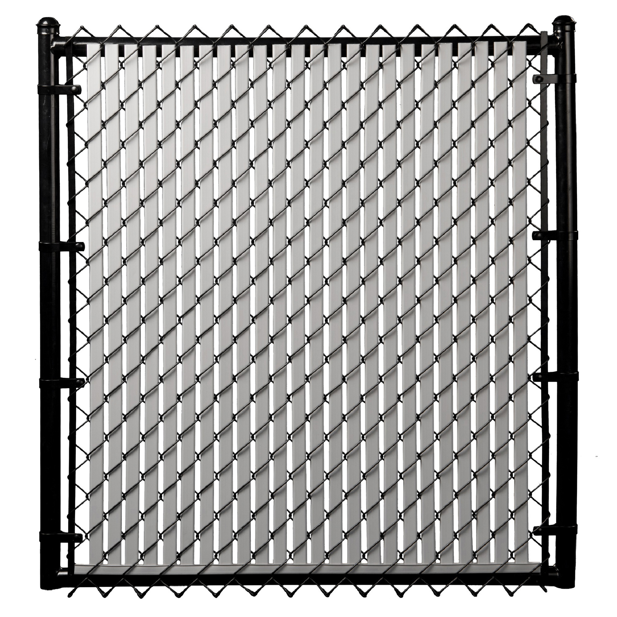 Tube Slats 4ft. Vertical Tube Privacy Slats, 82-Pc. Set, Gray, Covers 10 Linear Feet, Model# ST4GY