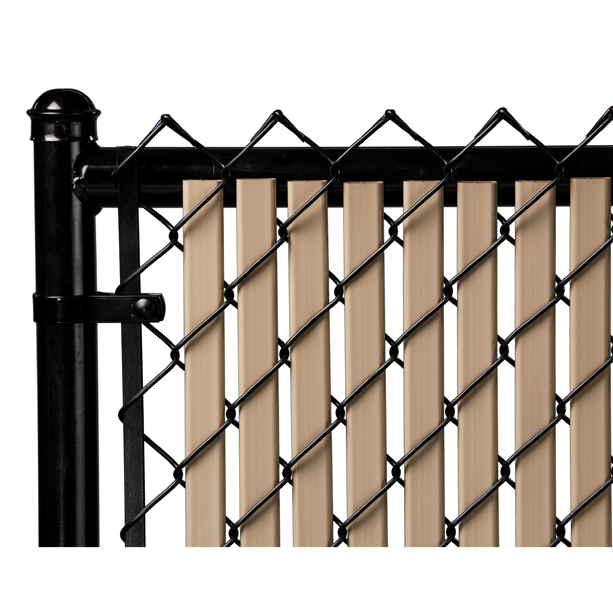 Tube Slats 6ft. Vertical Tube Privacy Slats, 82-Pc. Set, Beige, Covers 10 Linear Feet, Model# ST6BG