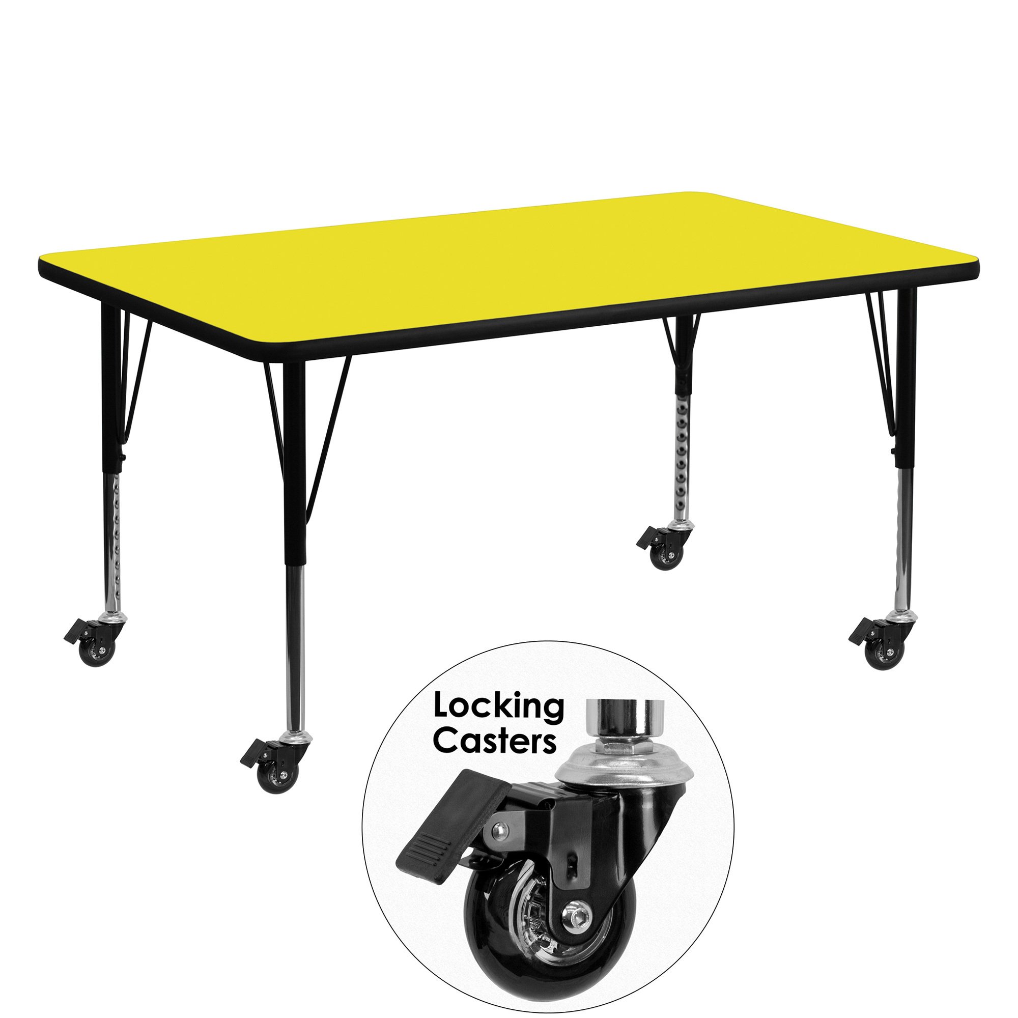 Flash Furniture Yellow Rectangular Kid's Play Table Flash Furniture Yellow Rectangular Kid's Play Table