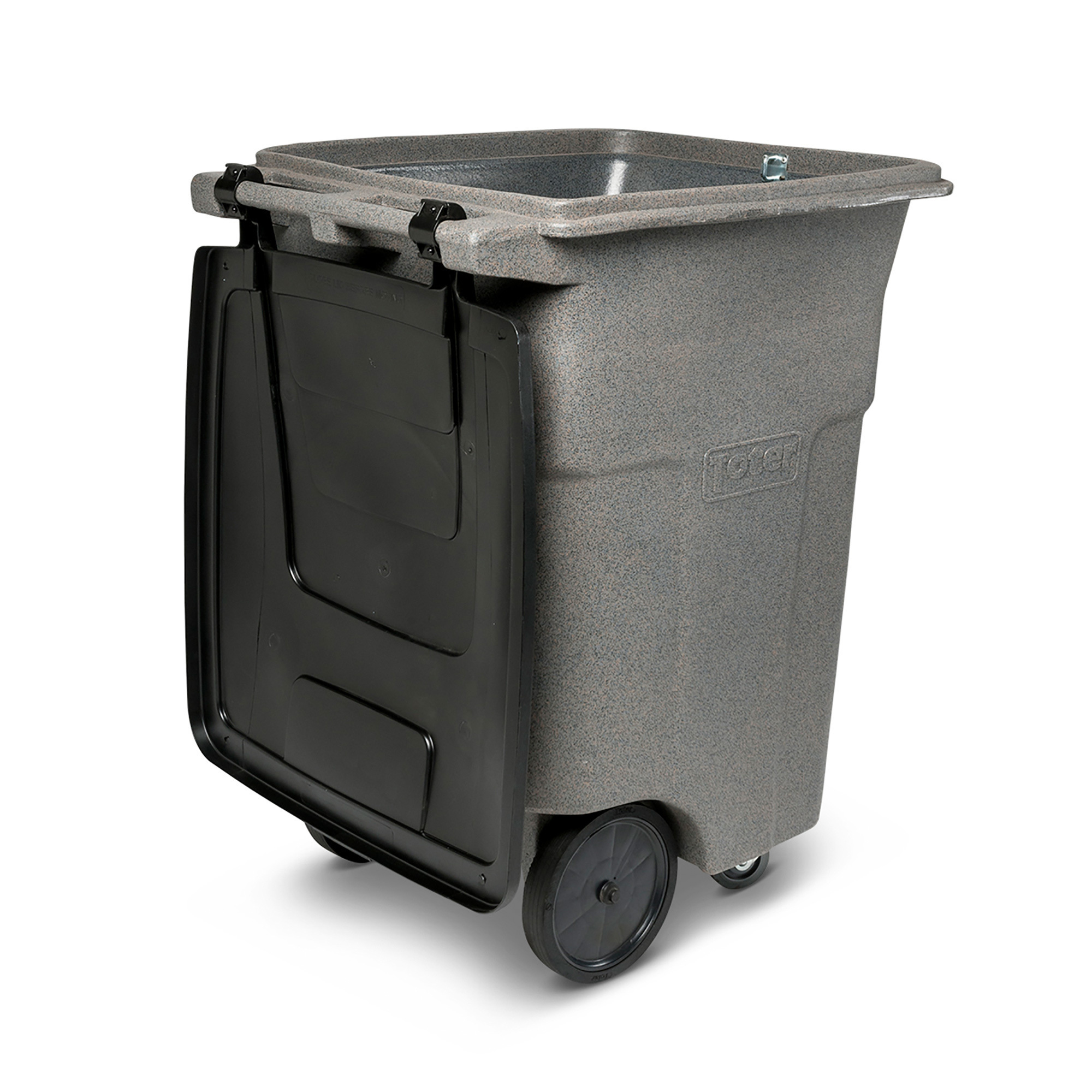 Toter 96 gallon trash can - Missing wheels. - Matthews Auctioneers