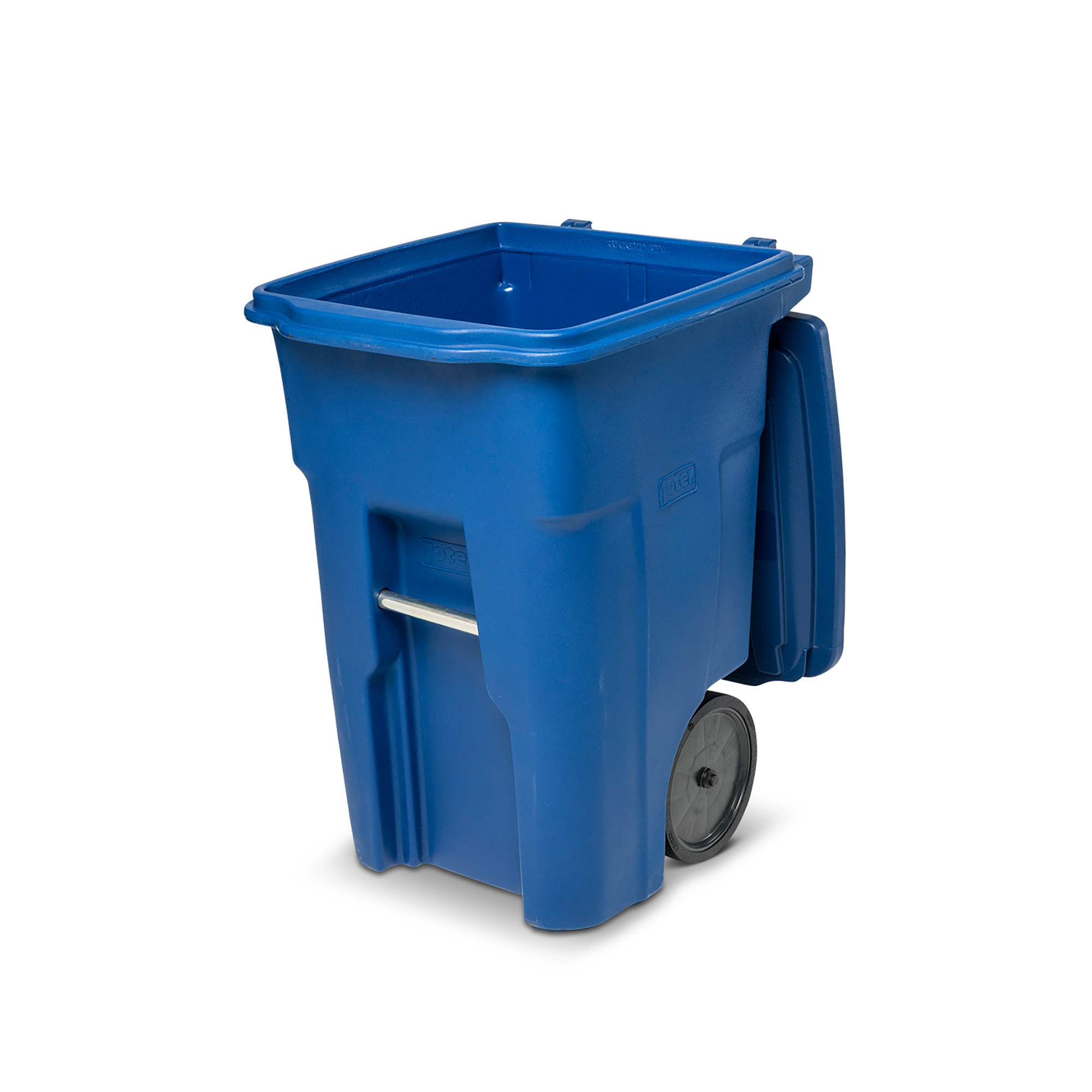TOTER 2-Wheel Trash Can with Lid 48-Gallon, Advanced Rotational