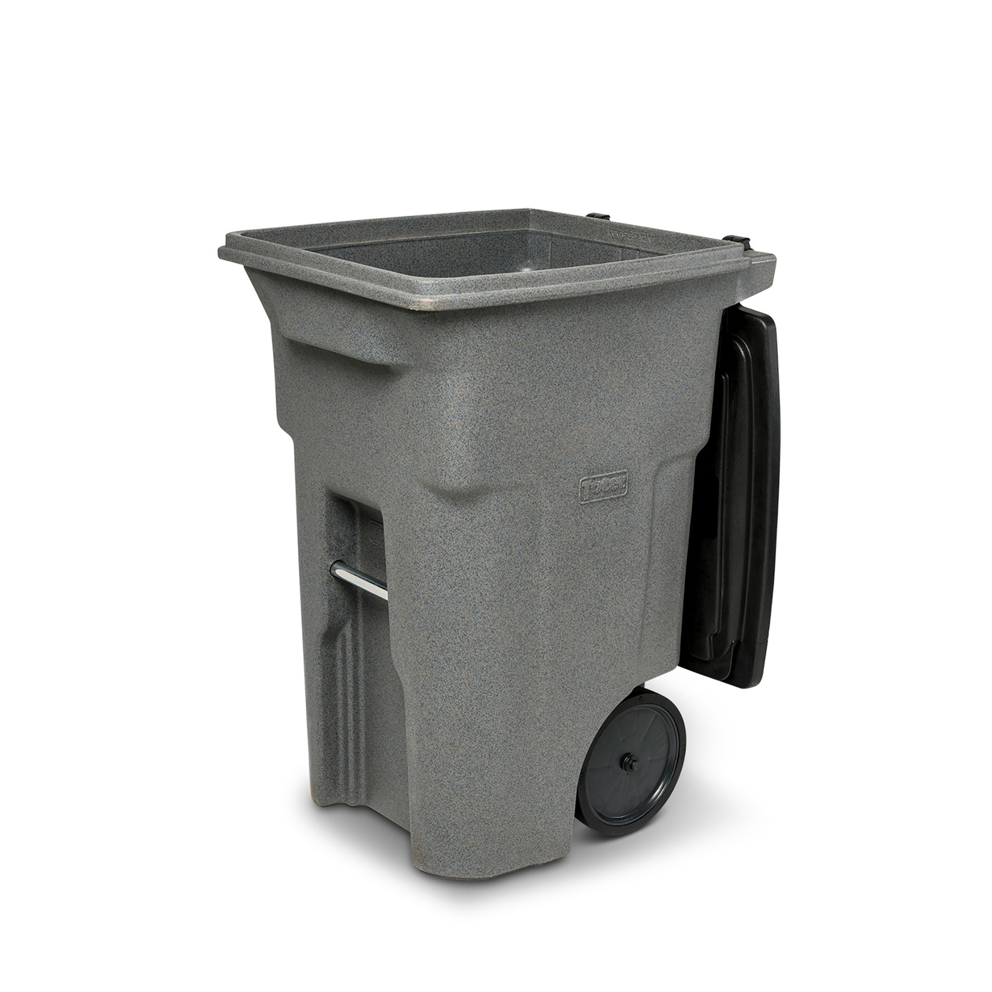 64toさんセレクト TOTER 2-Wheel Trash Can with Lid - 64-Gallon, Graystone