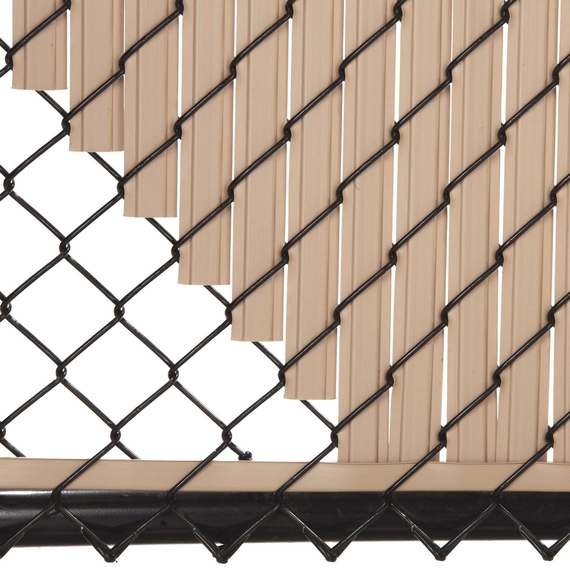 SoliTube 4ft. Vertical Tube Privacy Slats, 82-Pc. Set, Beige, Covers 10 Linear Feet, Model# SS4BG