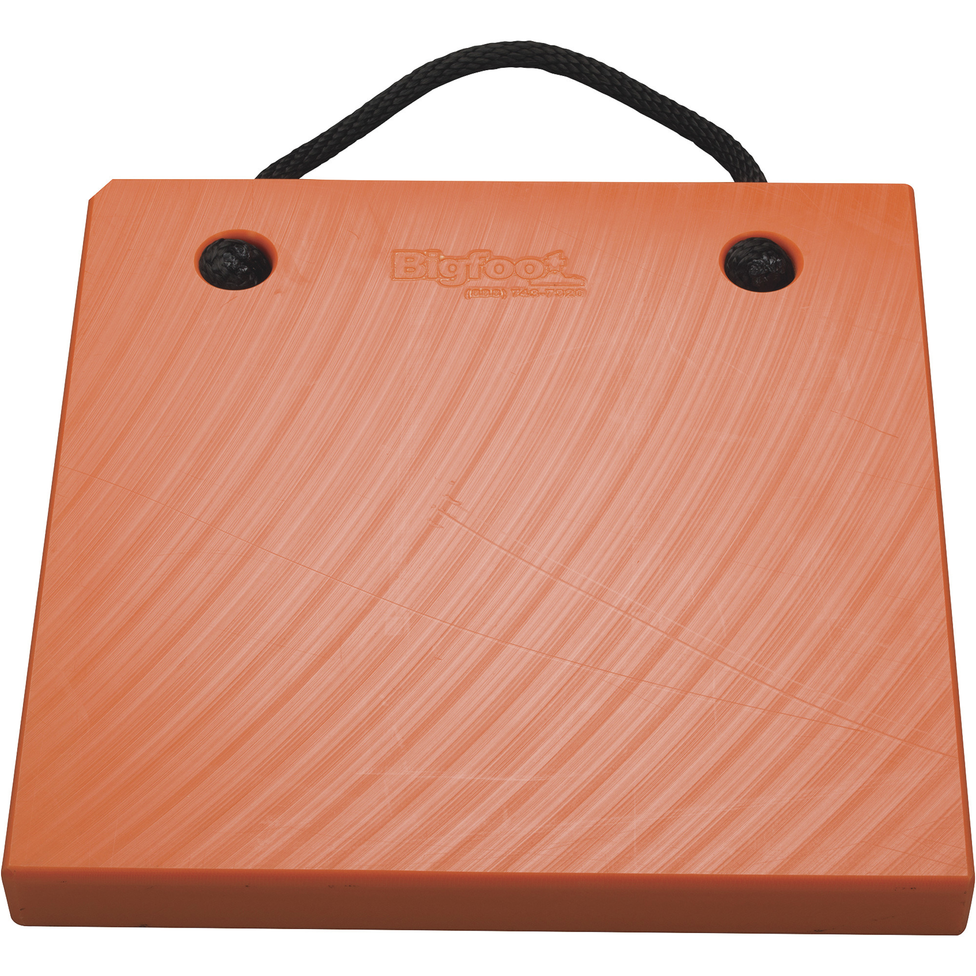 Bigfoot Outrigger Pad — Orange, 18in.L x 18in.W, Model P181815