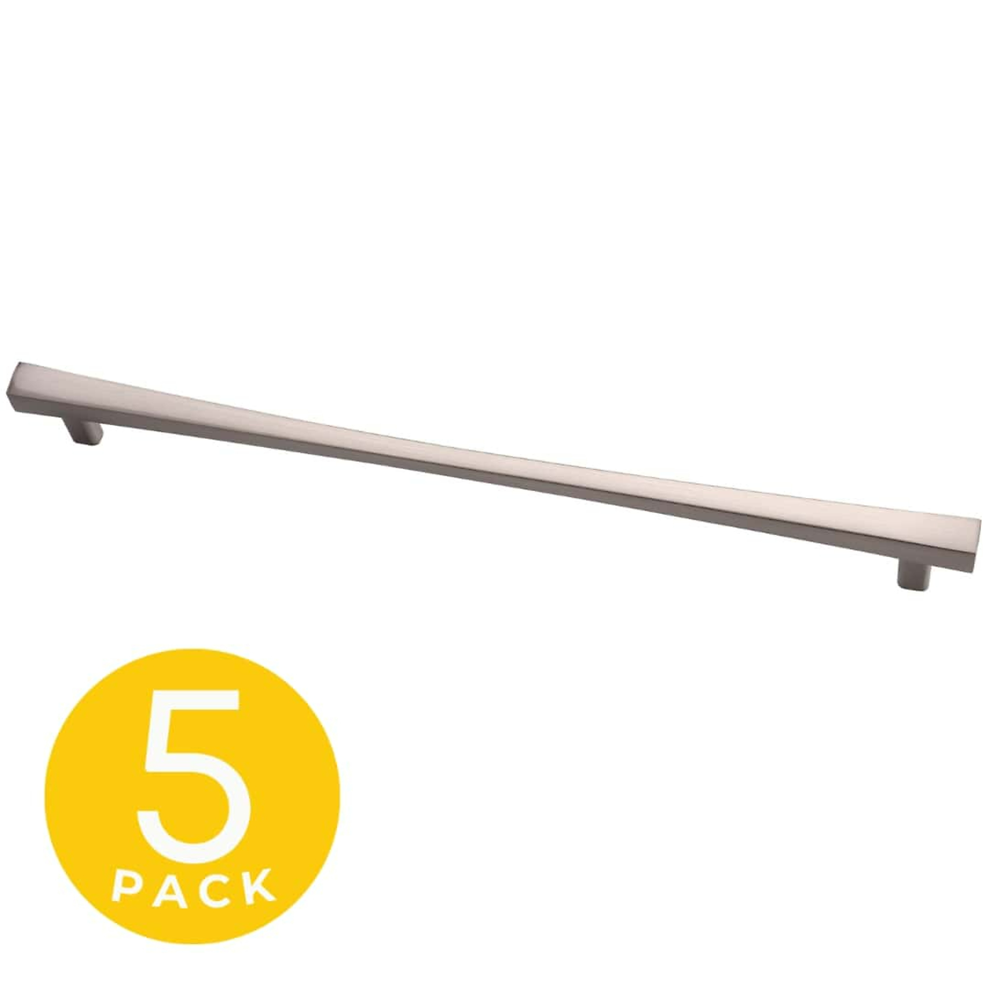 Sapphire Elite Series Modern Cabinet Handle/Pull — 6.25in. Center-to-Center, Satin Nickel, 5-Pack, Model# SP-2334B-160-SN-5