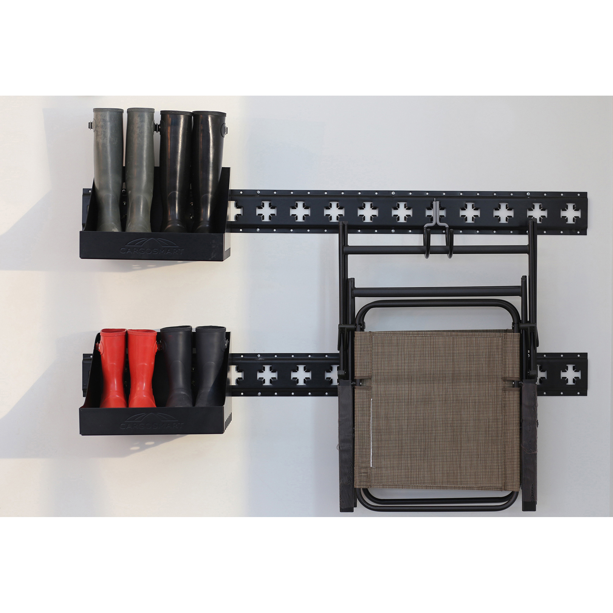 CargoSmart XTrack Rail — 60in., Matte Black, Model 1788 Northern Tool