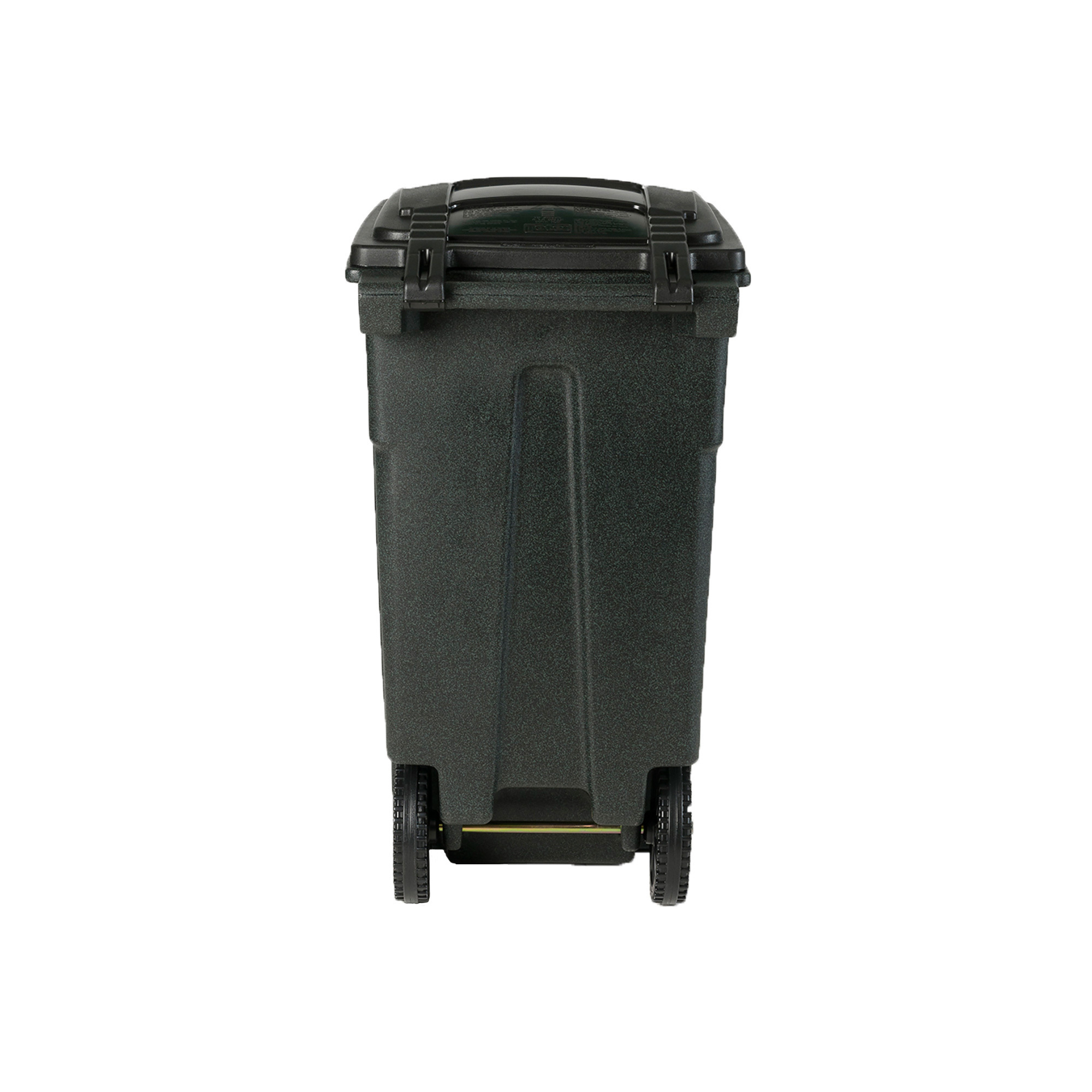 Toter 2Wheel Trash Cart with Lid — Greenstone, 32Gallon, Model ANA32