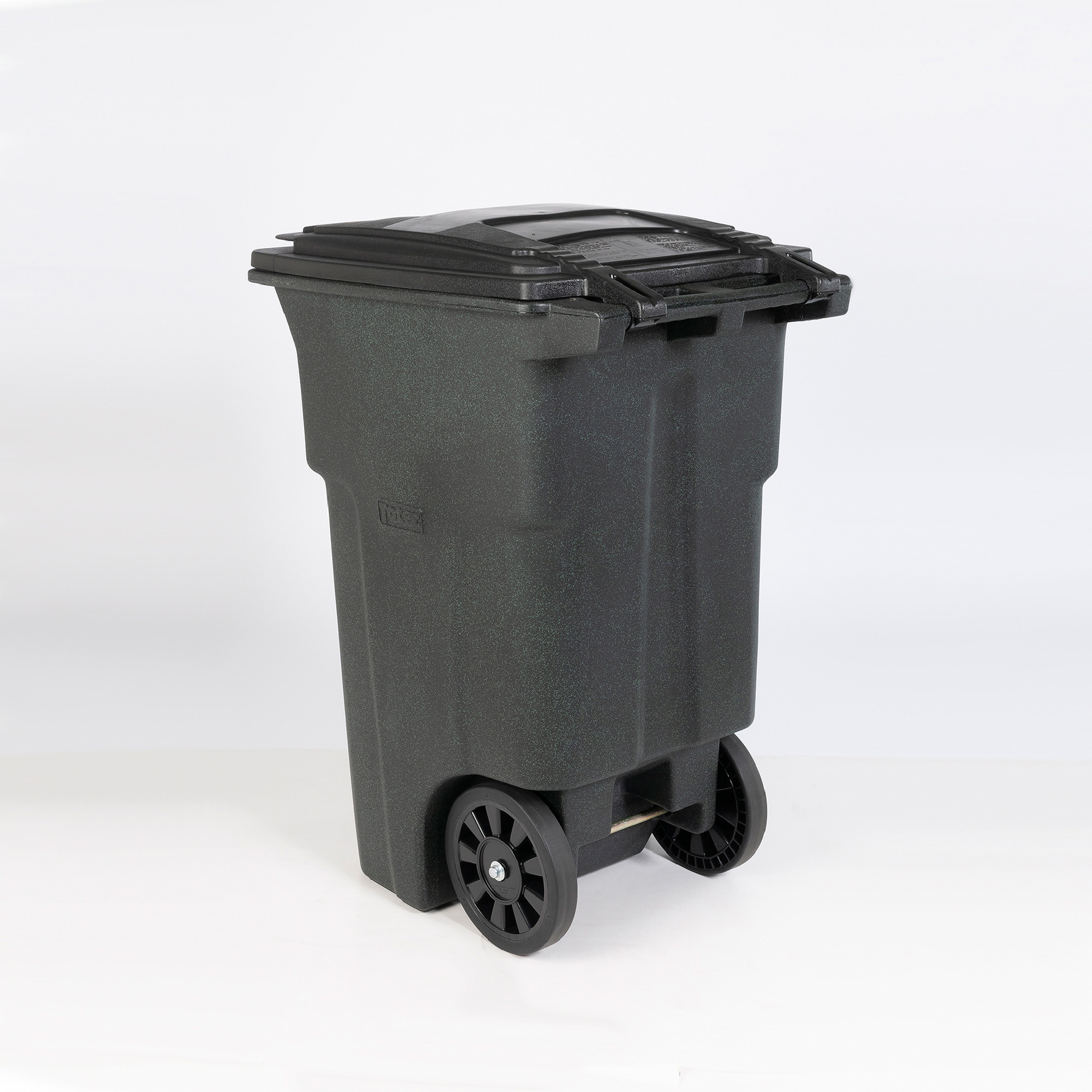 Toter 64 gal. Trash Can Blackstone with Quiet Wheels and Lid