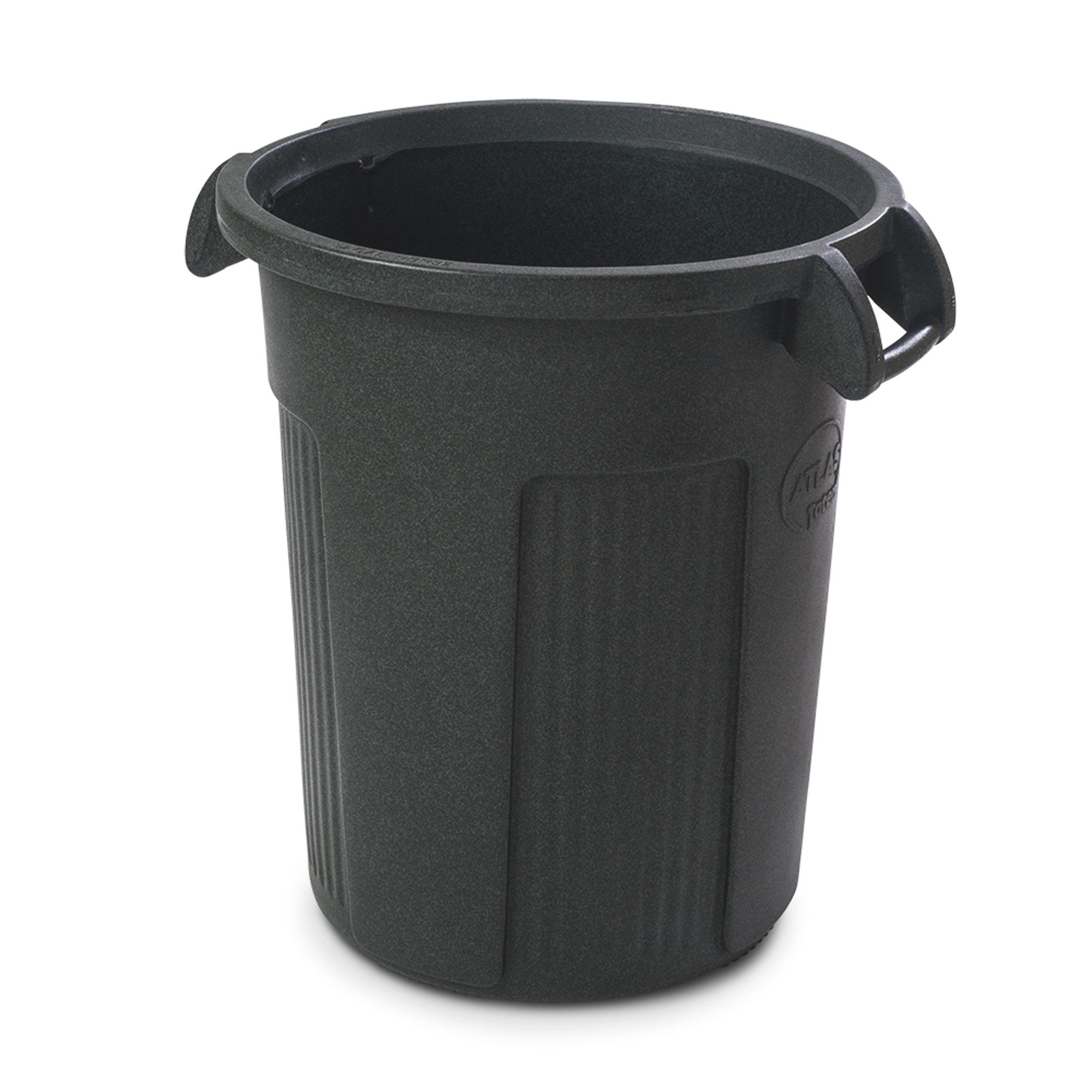 Toter Trash Can with Wheels and Lid, Graystone, 48 Gallon