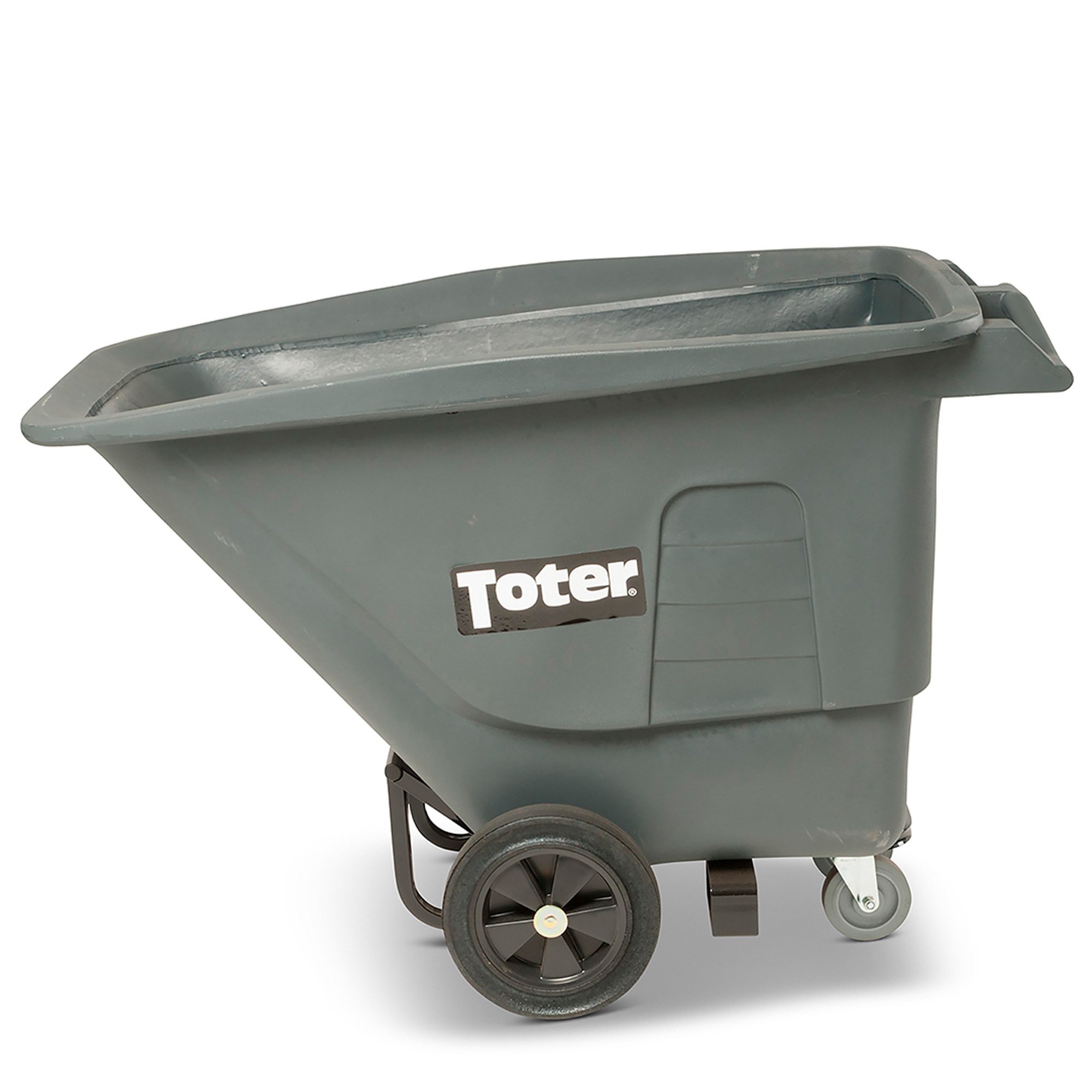 Toter Standard Duty Tilt Truck — Gray, 1/2 Cubic Yard, 825-Lb. Capacity ...