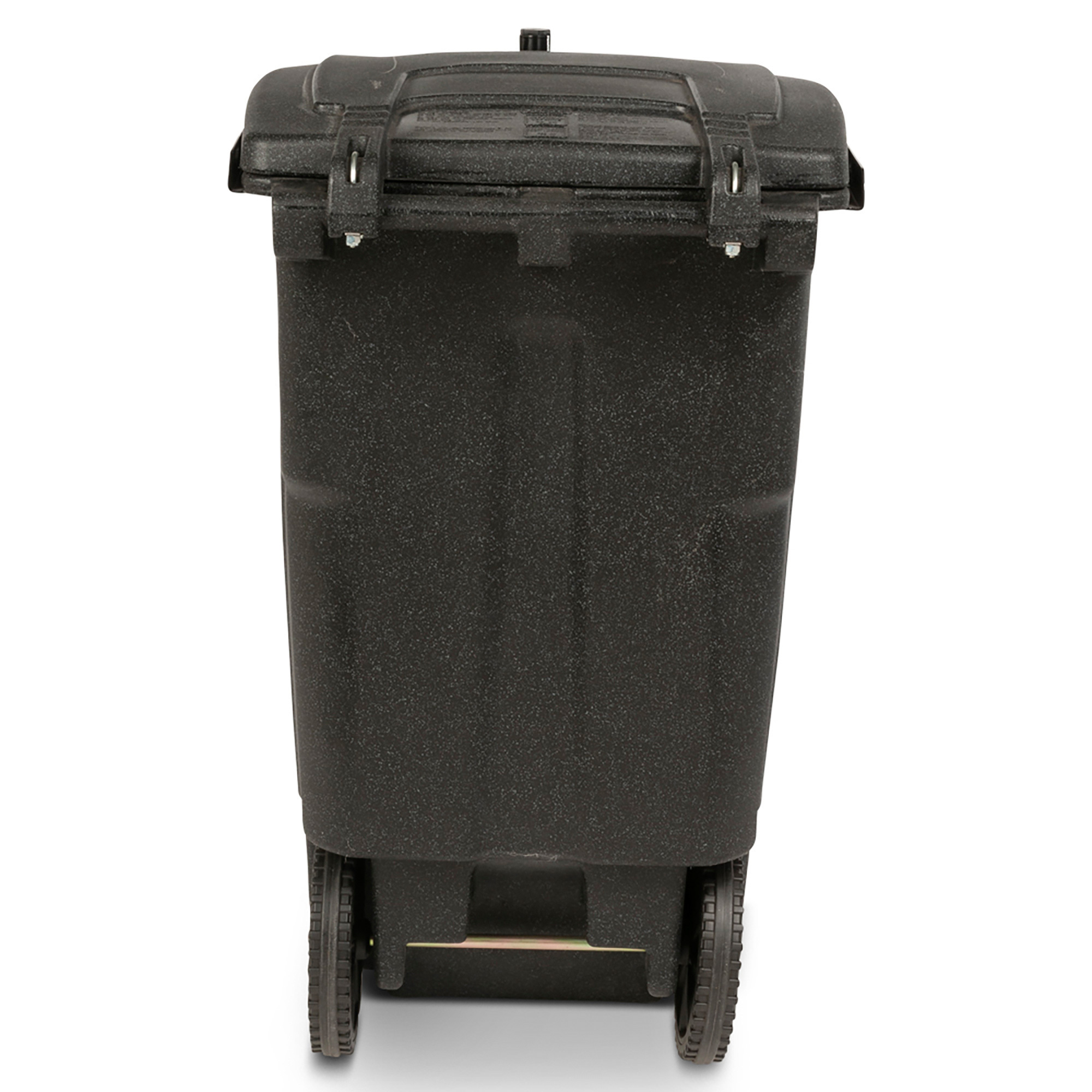 Toter 64 gal. Trash Can Blackstone with Quiet Wheels and Lid