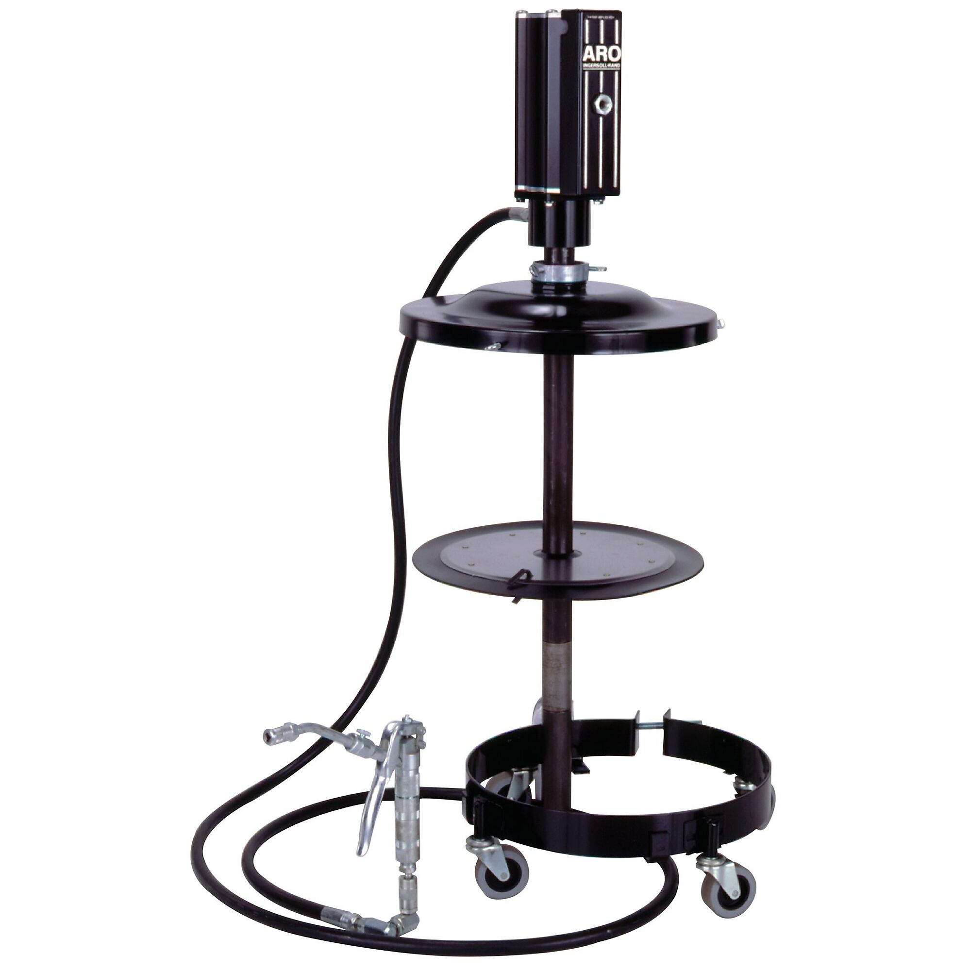 Ingersoll Rand 50:1 Air Grease Pump, 7500 PSI, 1/4in. Inlet, 2 Lbs./Min., For 120-Lb. Drums, Model# LP2003-1-B