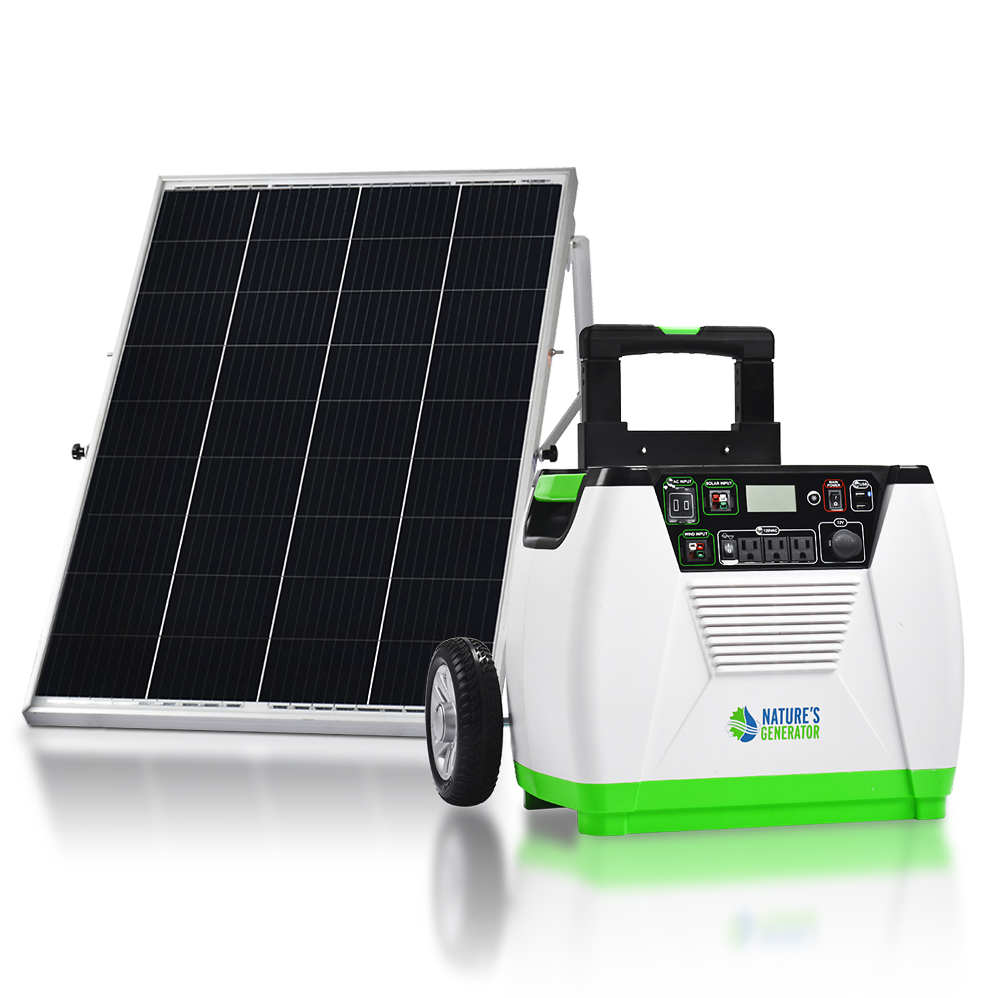 Nature's Generator Solar Generator System, 1800 Surge Watts, 1440 Rated Watts, Model# GXNGAU