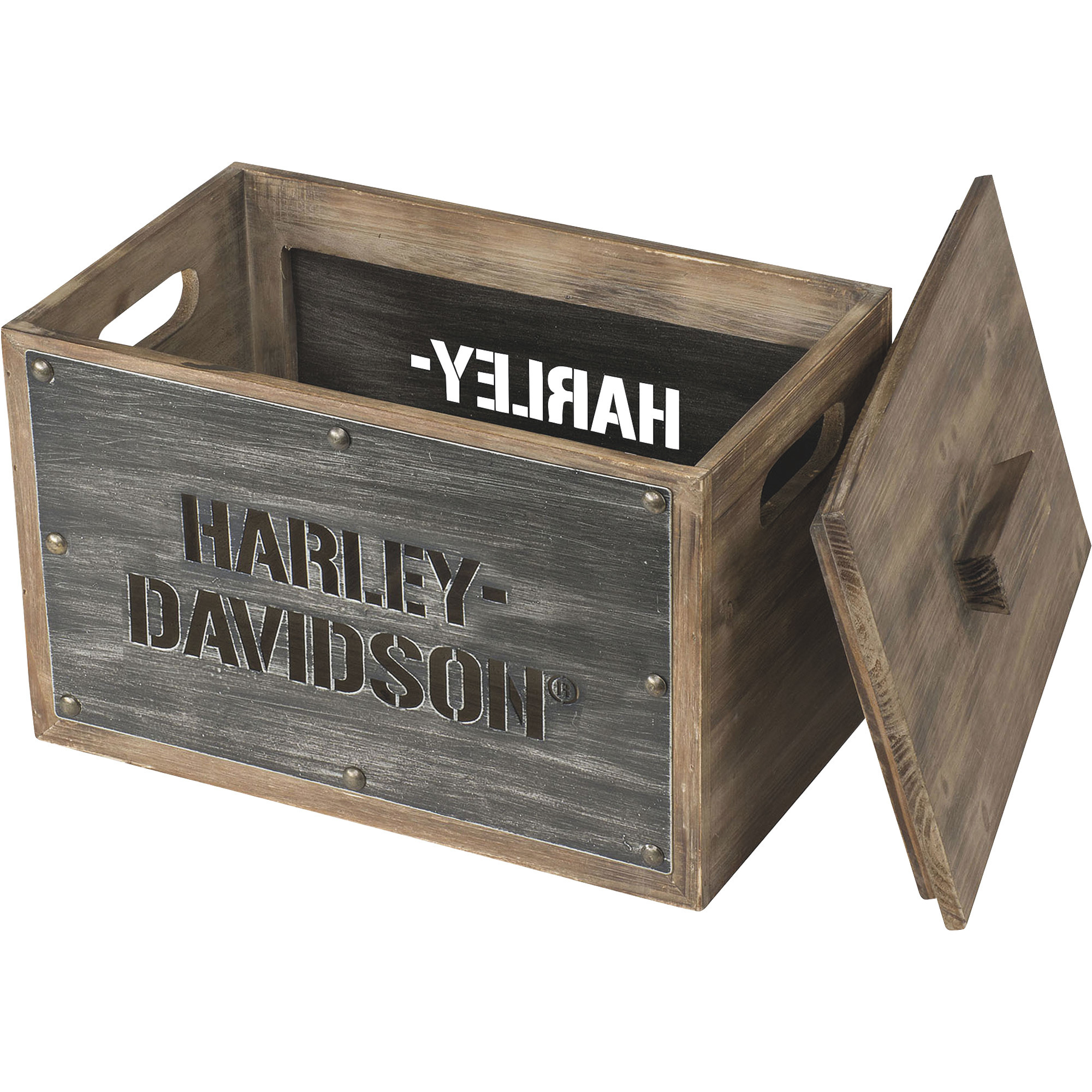 Wood Storage Box With Lid