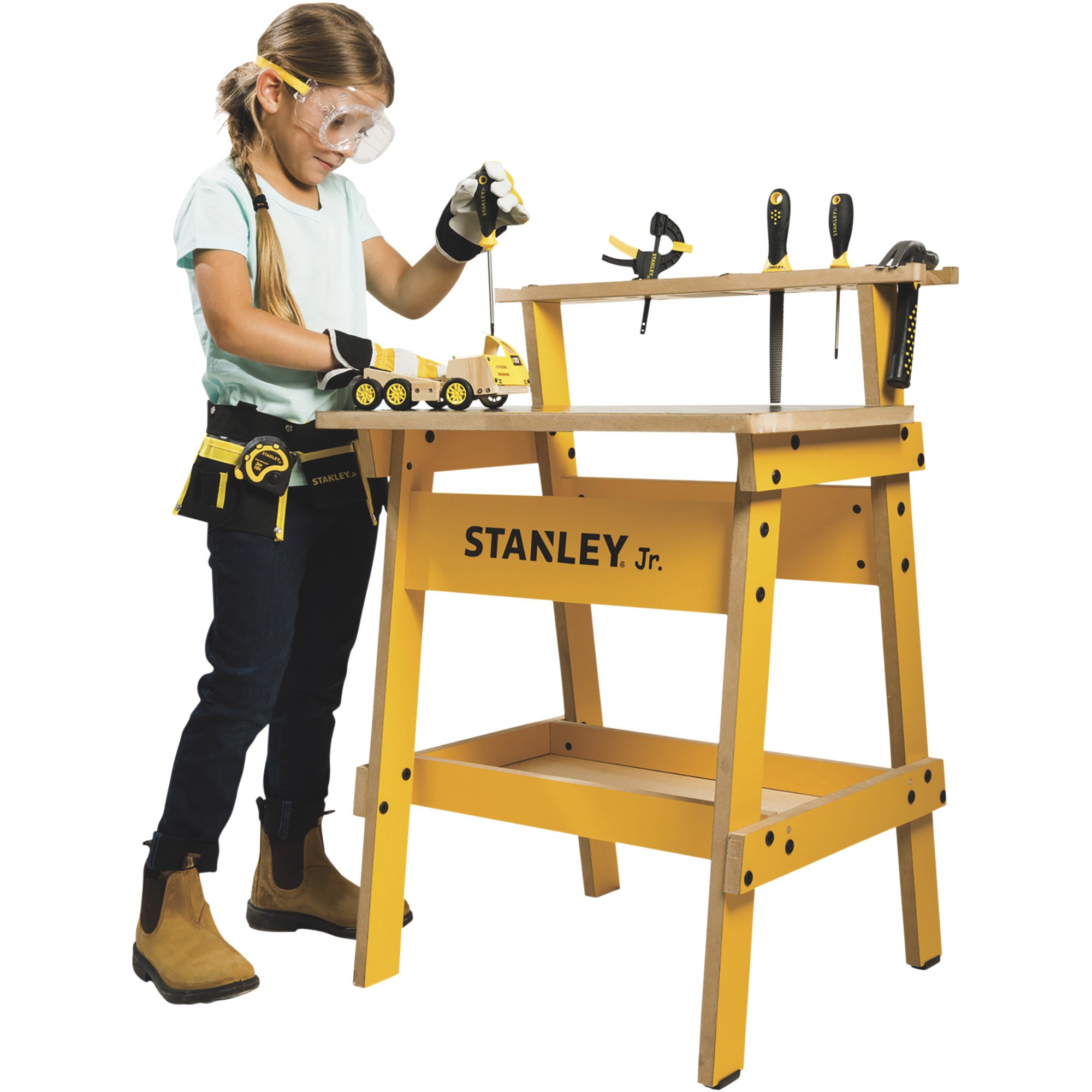Workbench Stanley Toy Tool Set Stanley Kids Workbench The Brainary