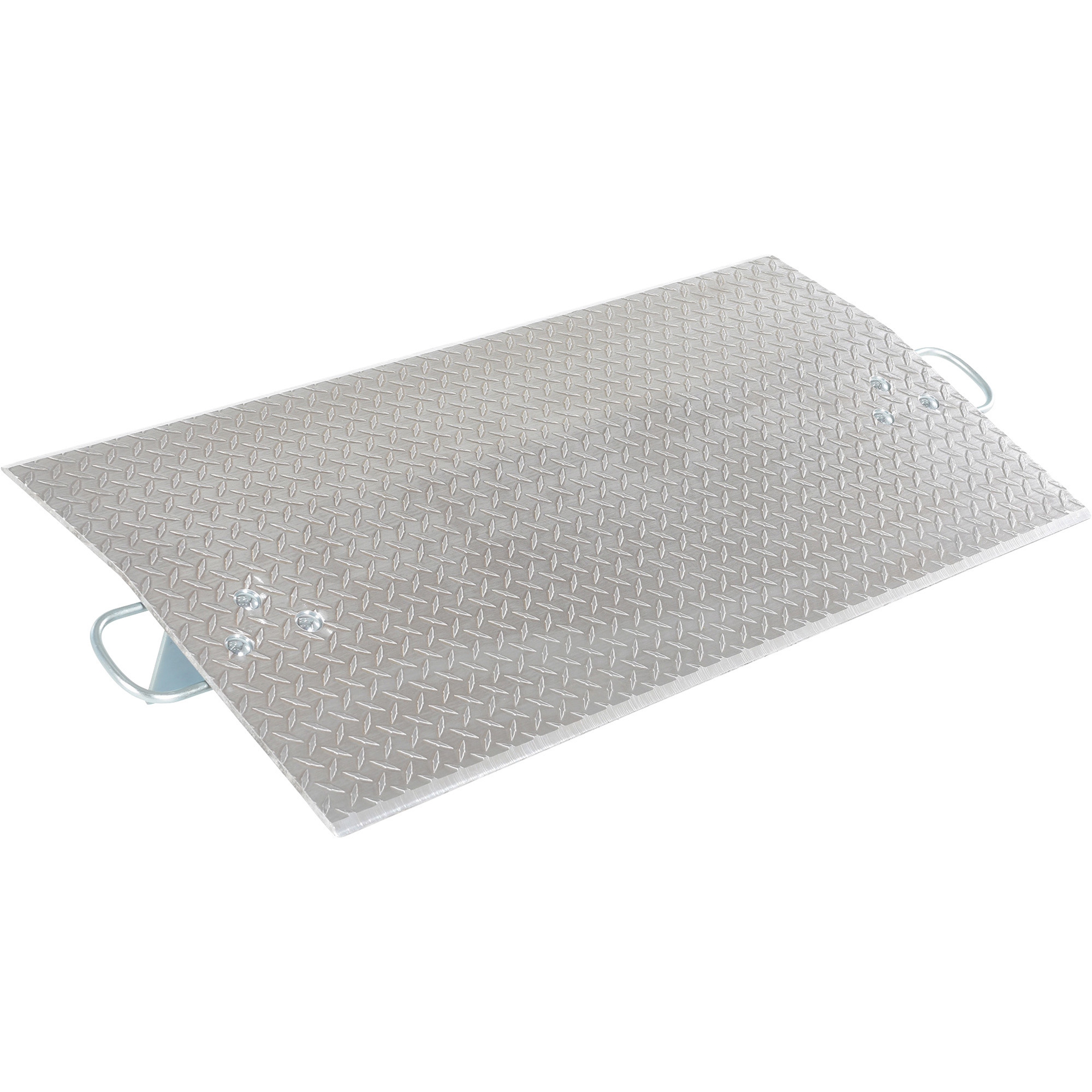 Vestil Economizer Aluminum Dockplate - 5200-Lb. Capacity, 24in.L x 48in.W, Non-Skid, Model# E-4824