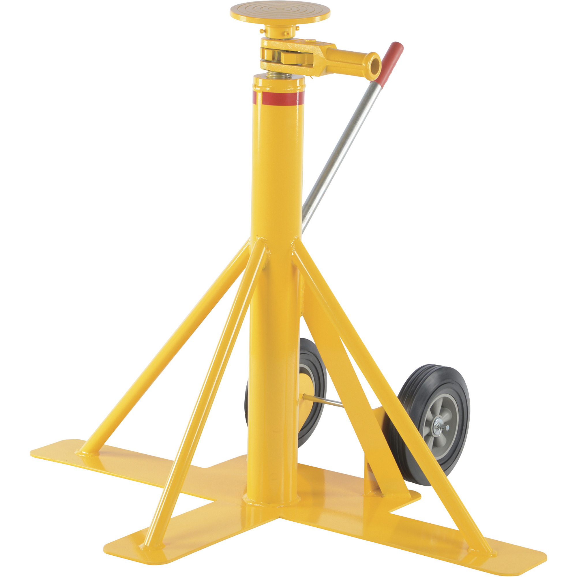 Vestil Trailer Stabilizing Jack - 40,000-Lb. Capacity, 39.5in. to 51in. Service Range, Reflective Collar, Model# BFSJ-2748