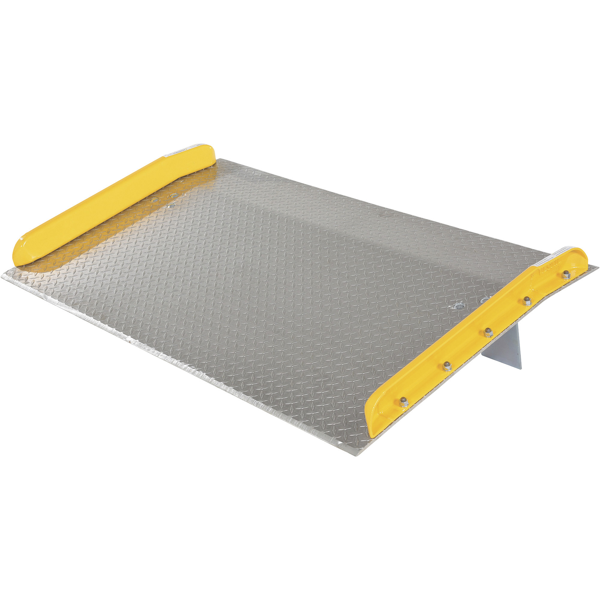 Vestil Truck Dockboard - 15,000-Lb. Capacity, Aluminum with Steel Curbs ...